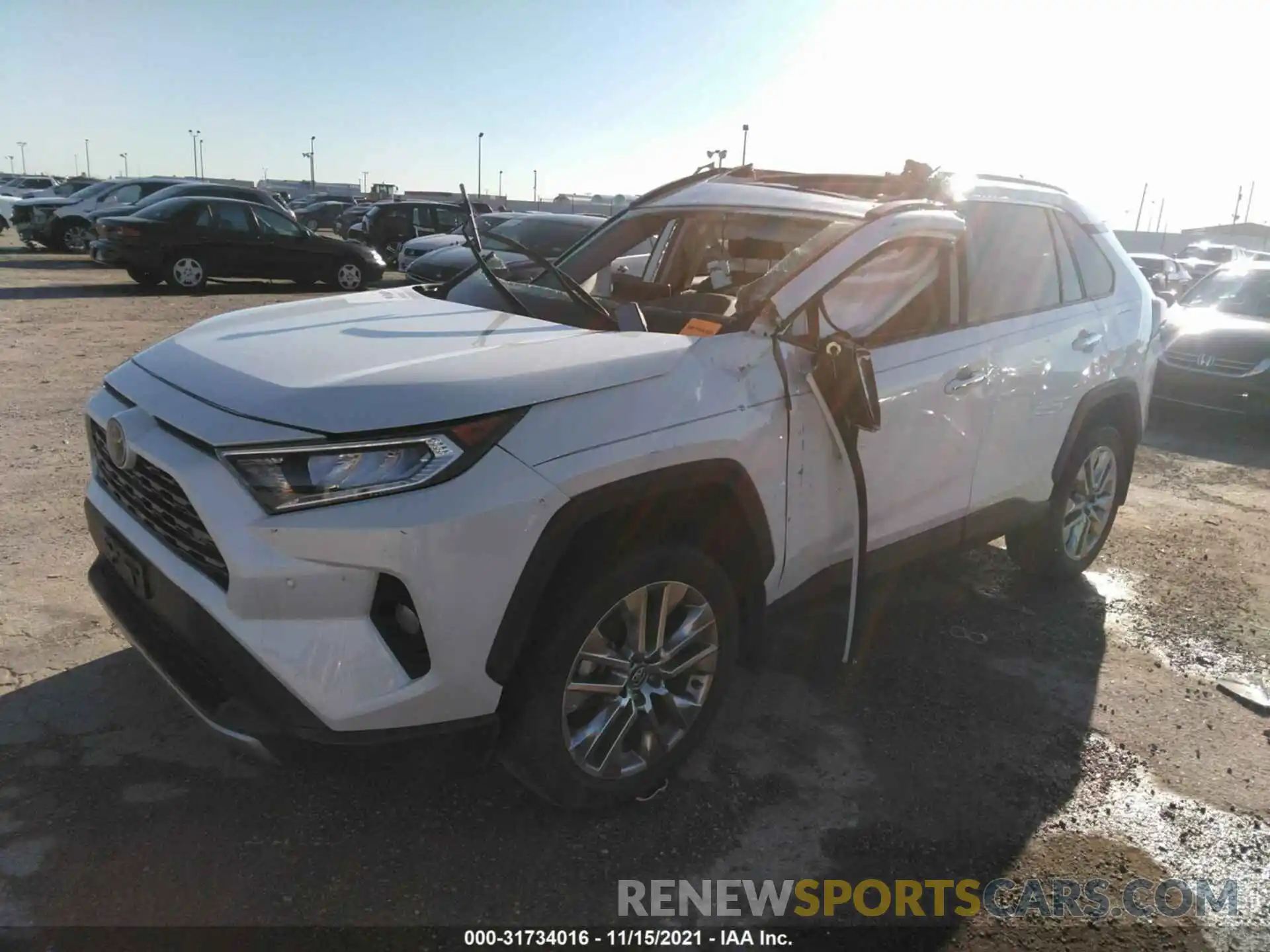 2 Photograph of a damaged car 2T3Y1RFV9KW023752 TOYOTA RAV4 2019