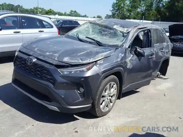 2 Photograph of a damaged car 2T3Y1RFV9KW046612 TOYOTA RAV4 2019