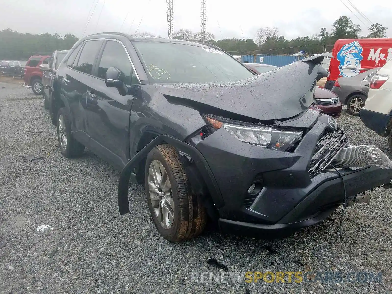 1 Photograph of a damaged car 2T3Y1RFVXKC009635 TOYOTA RAV4 2019