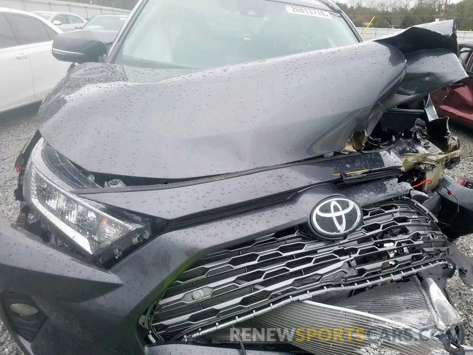 7 Photograph of a damaged car 2T3Y1RFVXKC009635 TOYOTA RAV4 2019