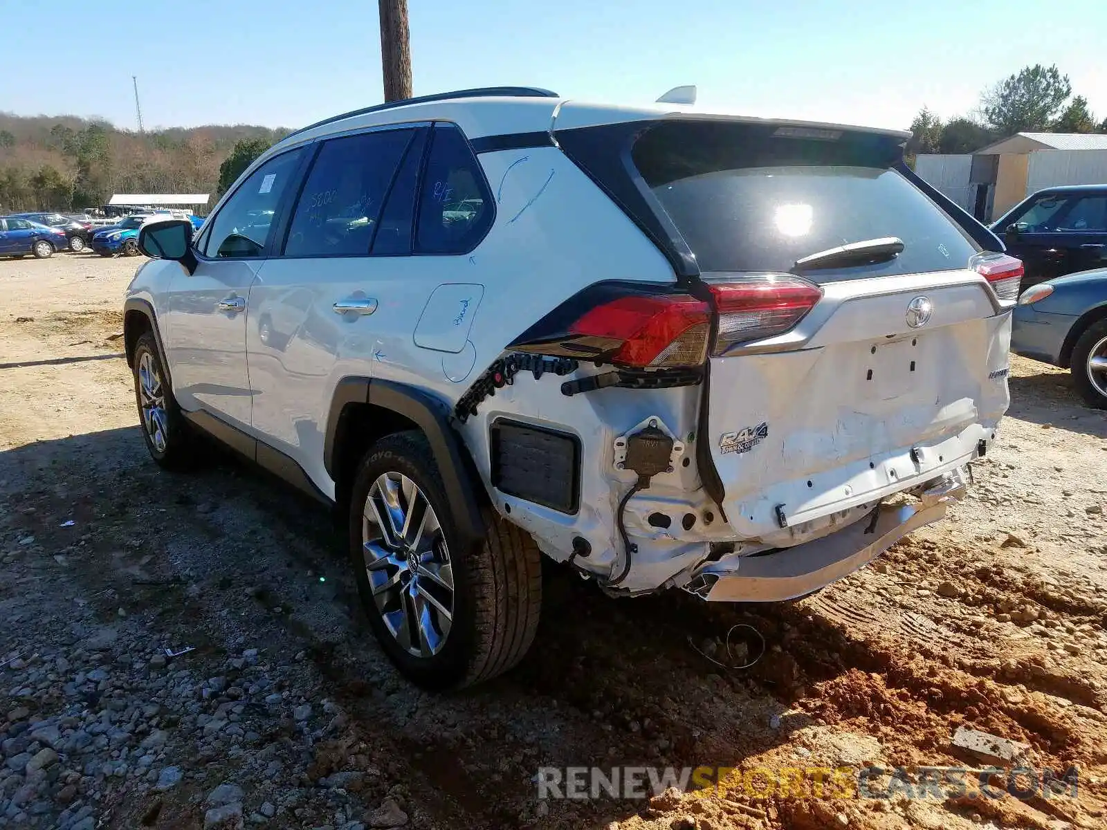 3 Photograph of a damaged car 2T3Y1RFVXKC011403 TOYOTA RAV4 2019