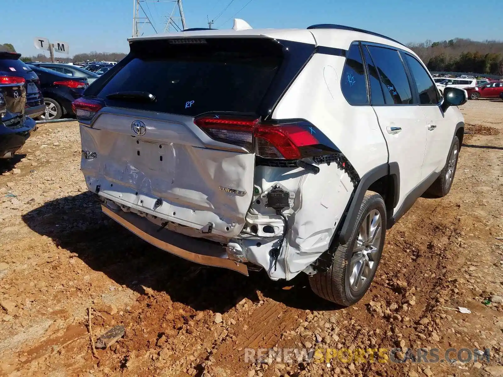 4 Фотография поврежденного автомобиля 2T3Y1RFVXKC011403 TOYOTA RAV4 2019