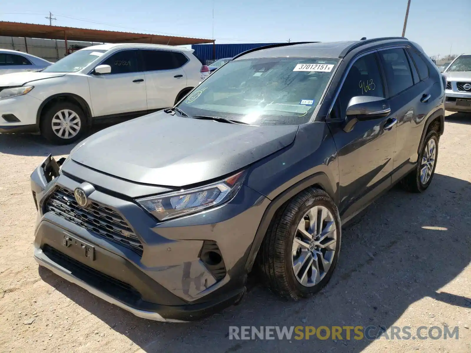 2 Photograph of a damaged car 2T3Y1RFVXKC011935 TOYOTA RAV4 2019