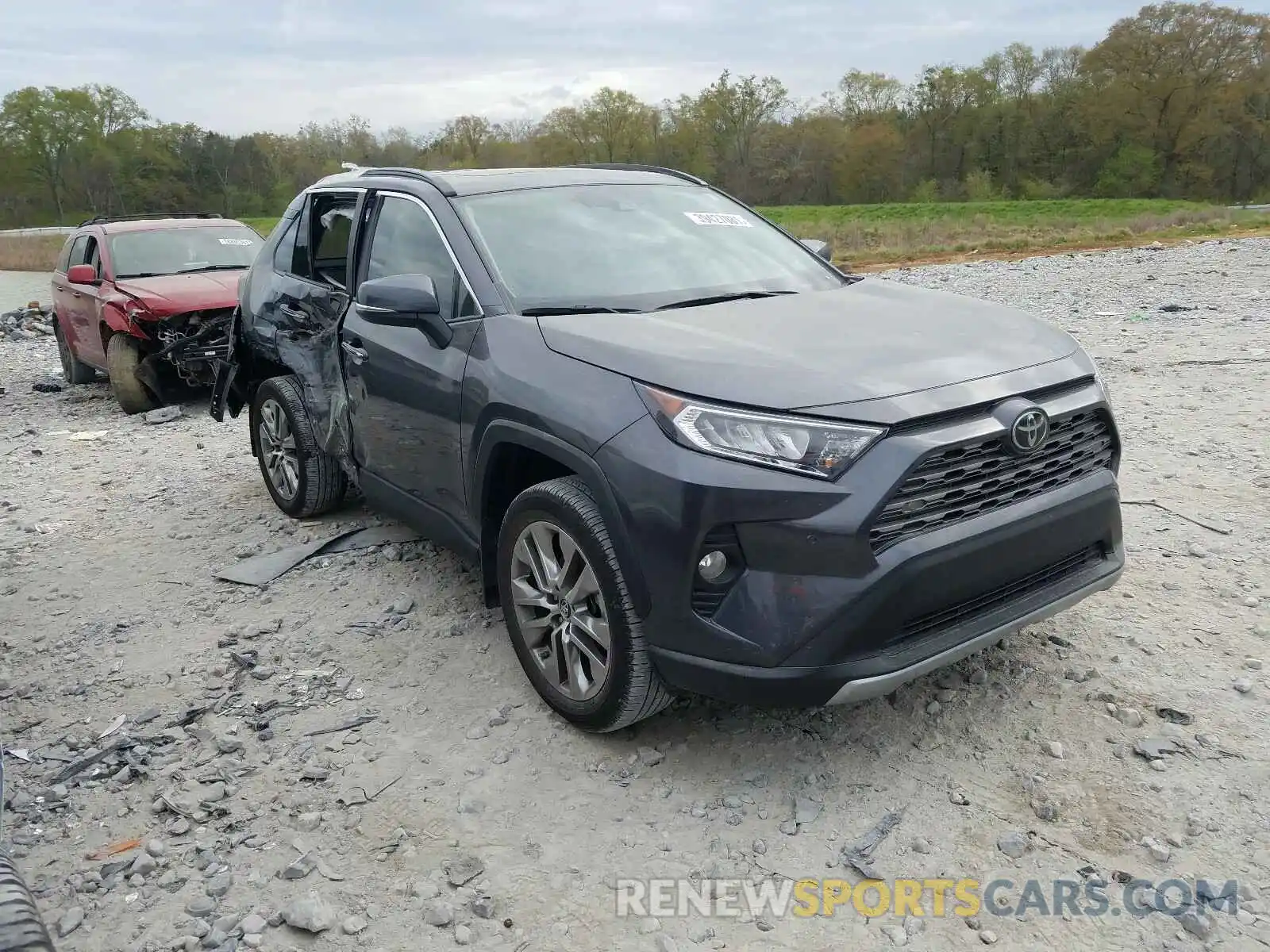 1 Photograph of a damaged car 2T3Y1RFVXKC012468 TOYOTA RAV4 2019