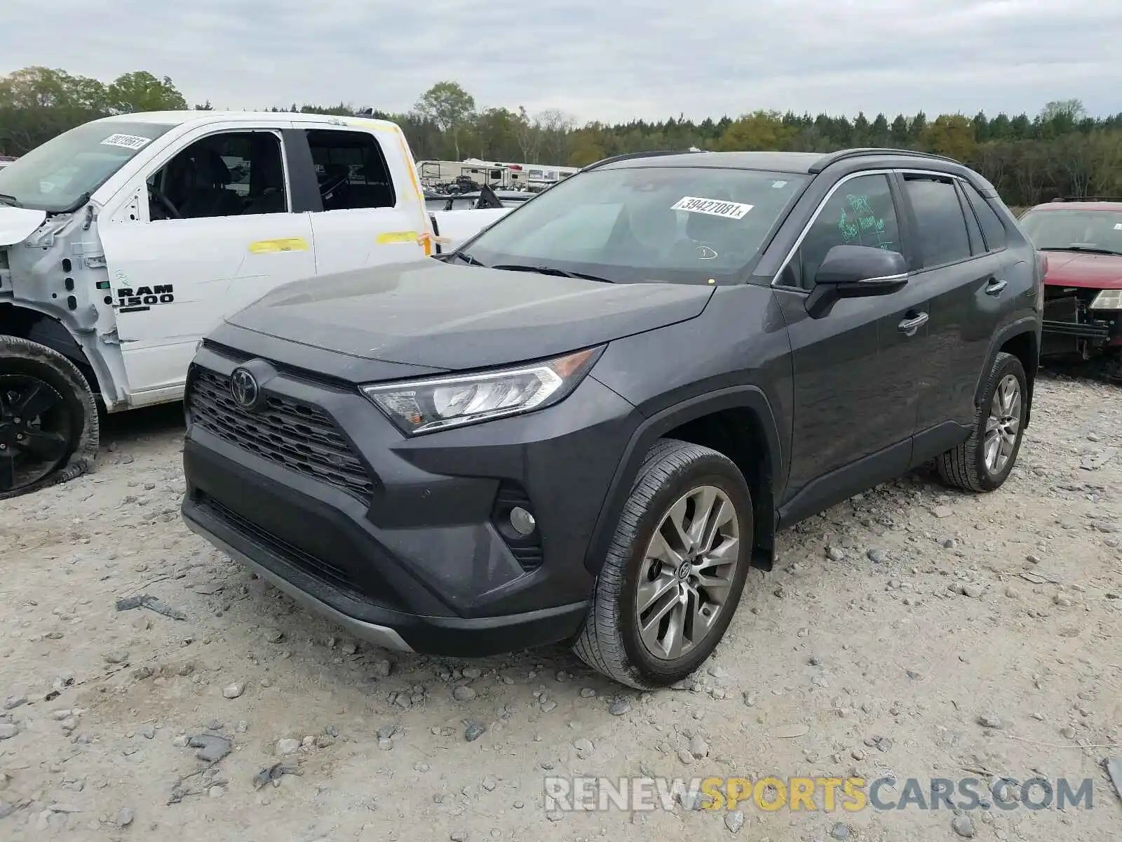 2 Photograph of a damaged car 2T3Y1RFVXKC012468 TOYOTA RAV4 2019