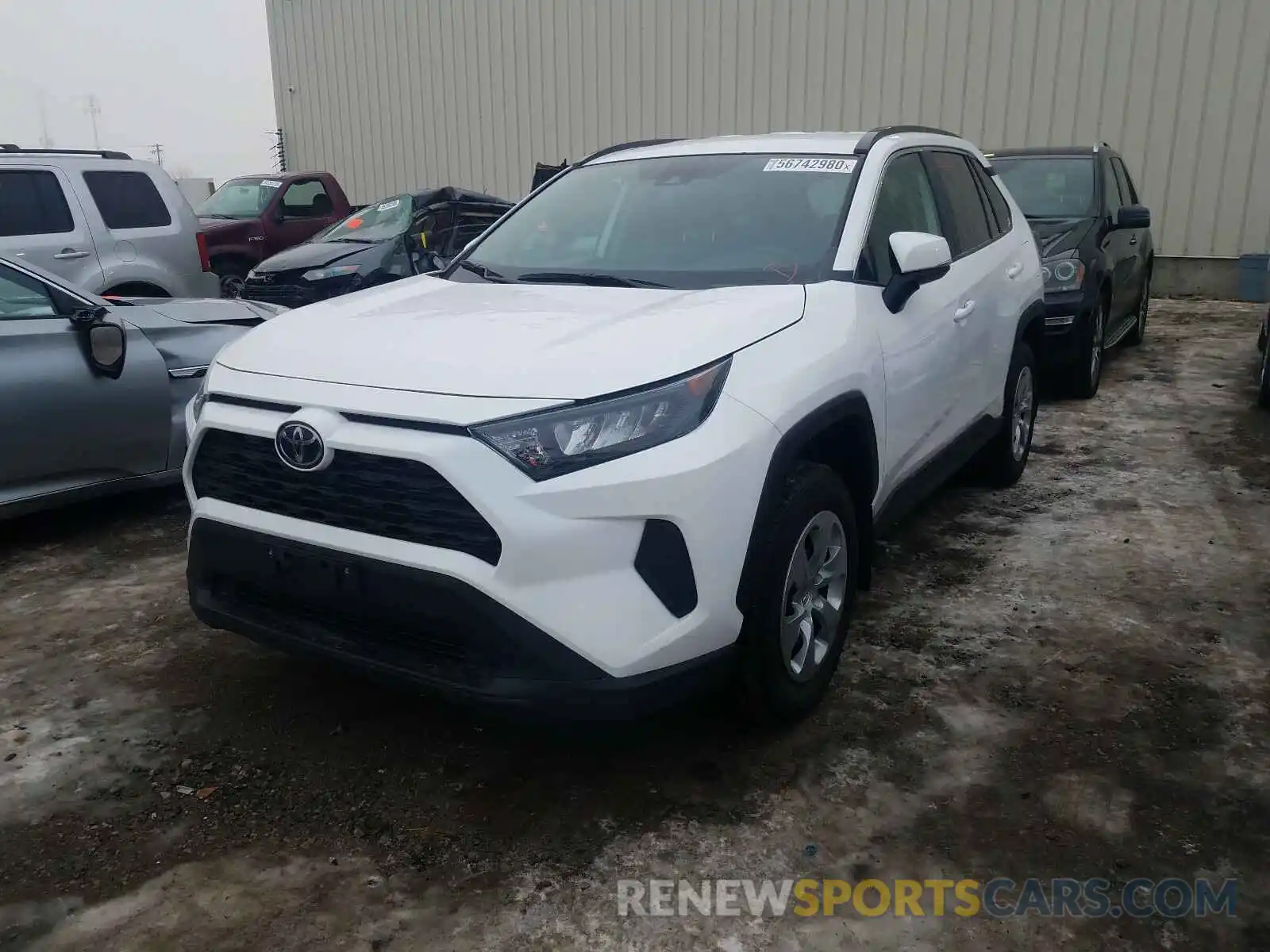 2 Фотография поврежденного автомобиля 2T3Z1RFV4KC006900 TOYOTA RAV4 2019