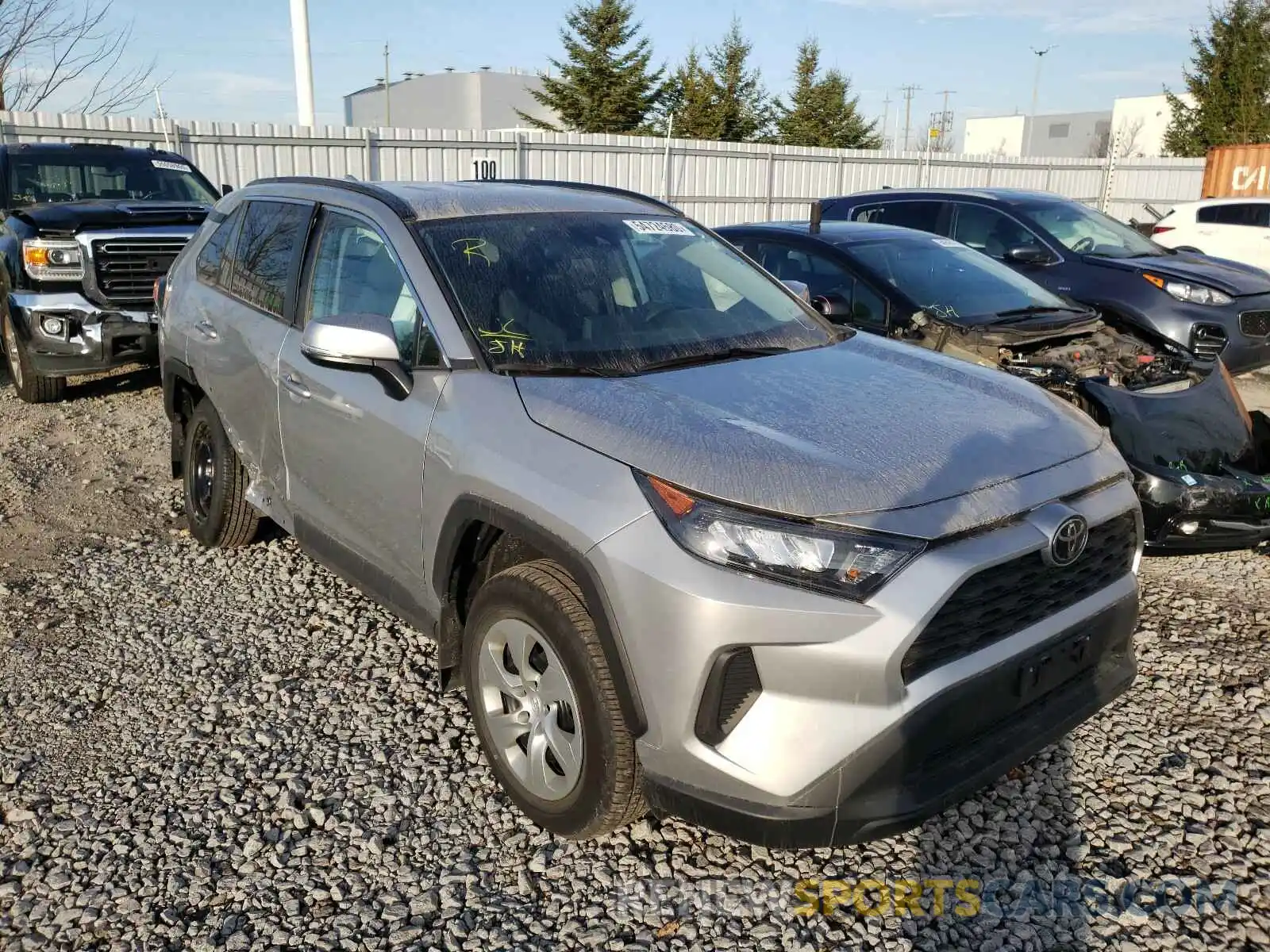 1 Photograph of a damaged car 2T3Z1RFV4KW016017 TOYOTA RAV4 2019