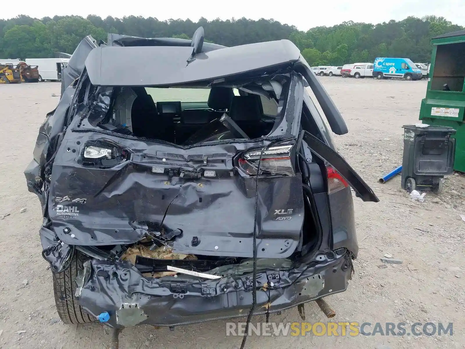 9 Photograph of a damaged car JTMA1RFV0KD018454 TOYOTA RAV4 2019