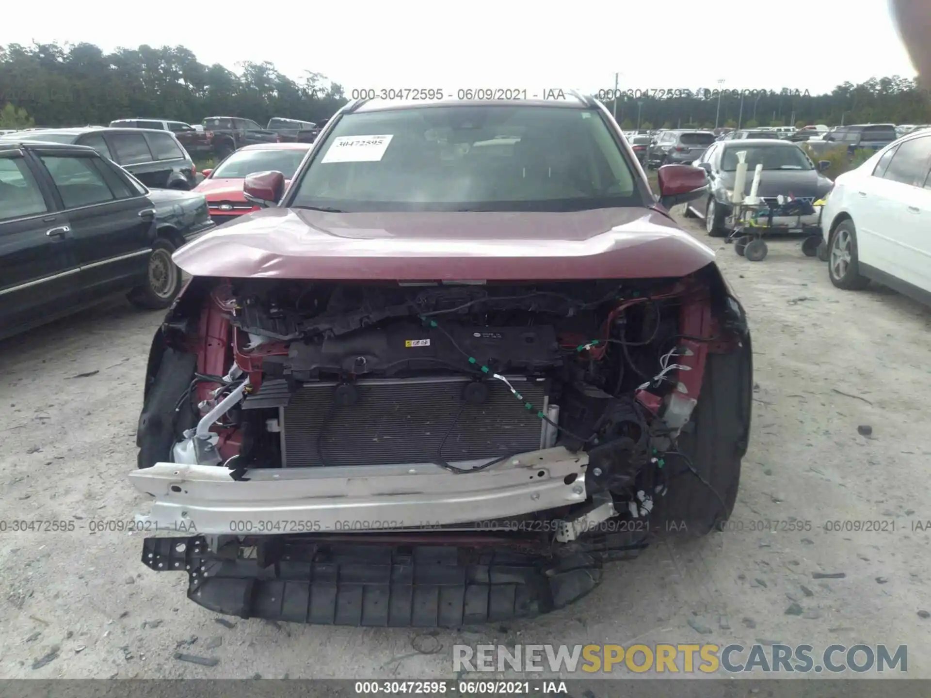 6 Photograph of a damaged car JTMA1RFV0KD027249 TOYOTA RAV4 2019