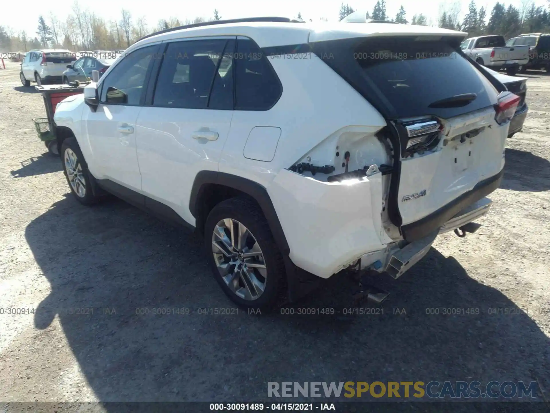 3 Photograph of a damaged car JTMA1RFV0KD500342 TOYOTA RAV4 2019