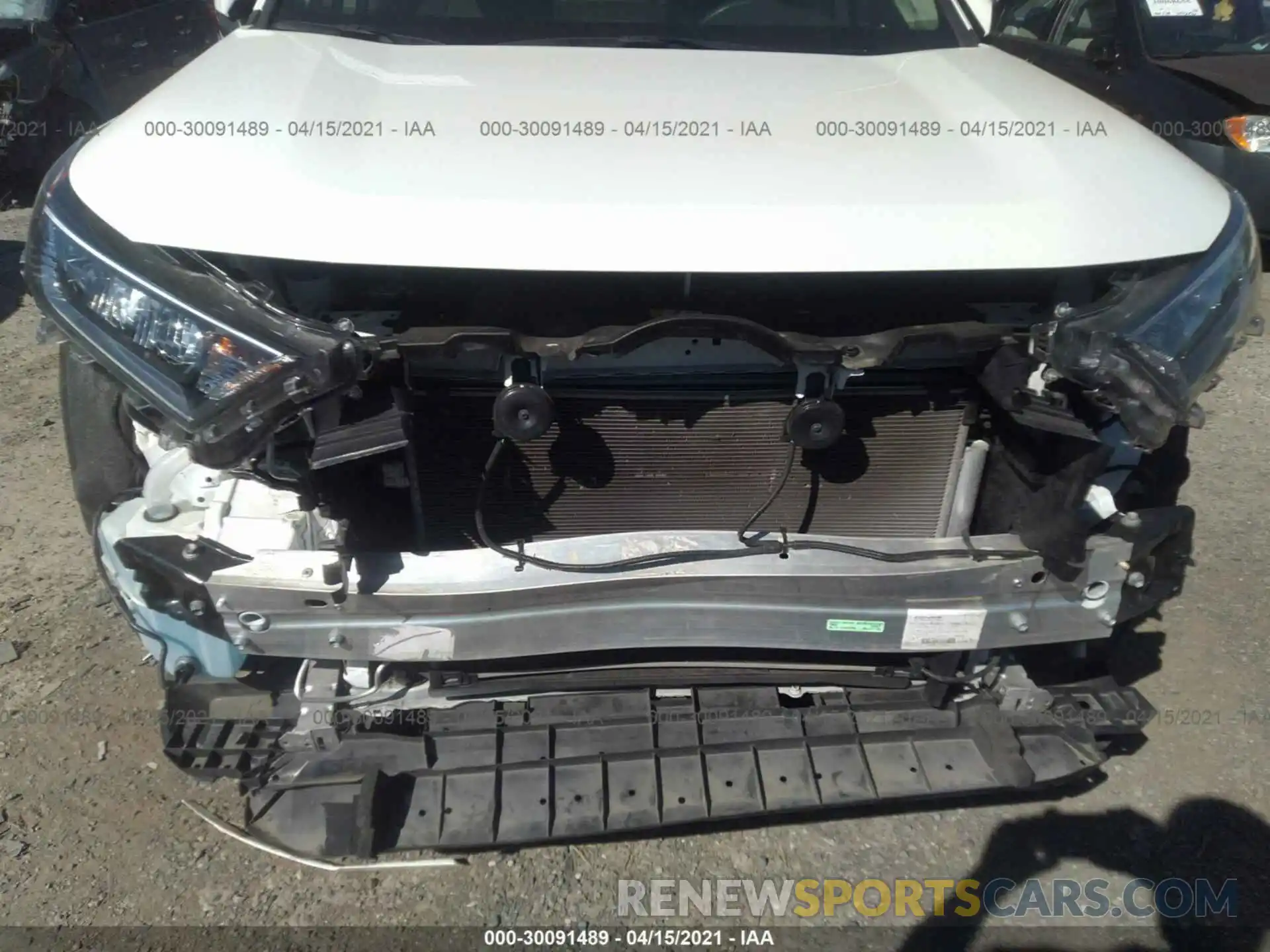 6 Фотография поврежденного автомобиля JTMA1RFV0KD500342 TOYOTA RAV4 2019