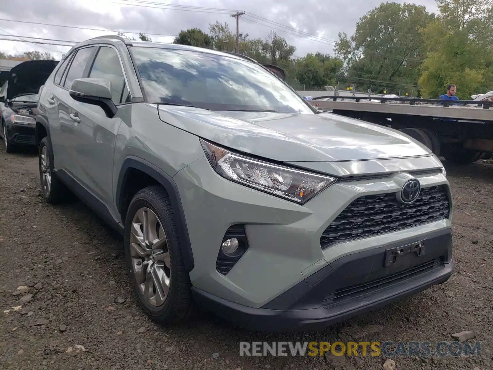 1 Photograph of a damaged car JTMA1RFV0KD508120 TOYOTA RAV4 2019