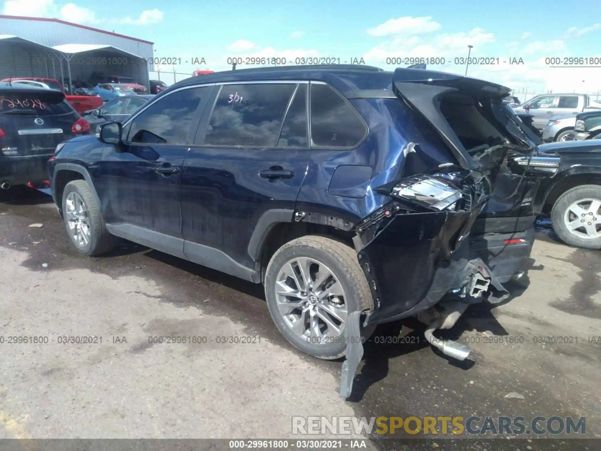 3 Photograph of a damaged car JTMA1RFV0KD513415 TOYOTA RAV4 2019