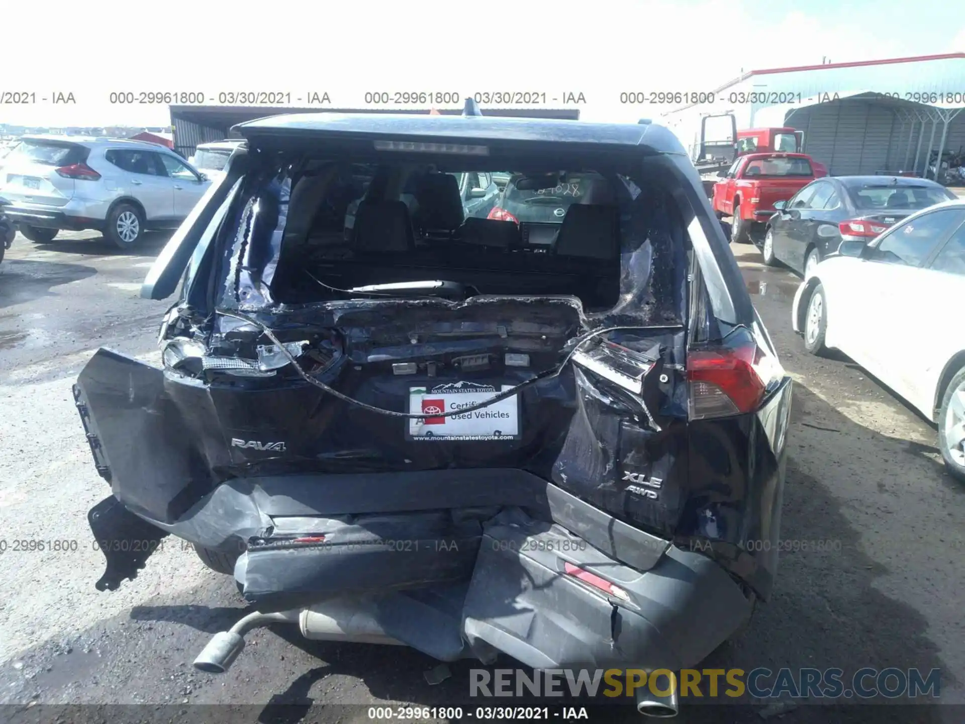 6 Photograph of a damaged car JTMA1RFV0KD513415 TOYOTA RAV4 2019