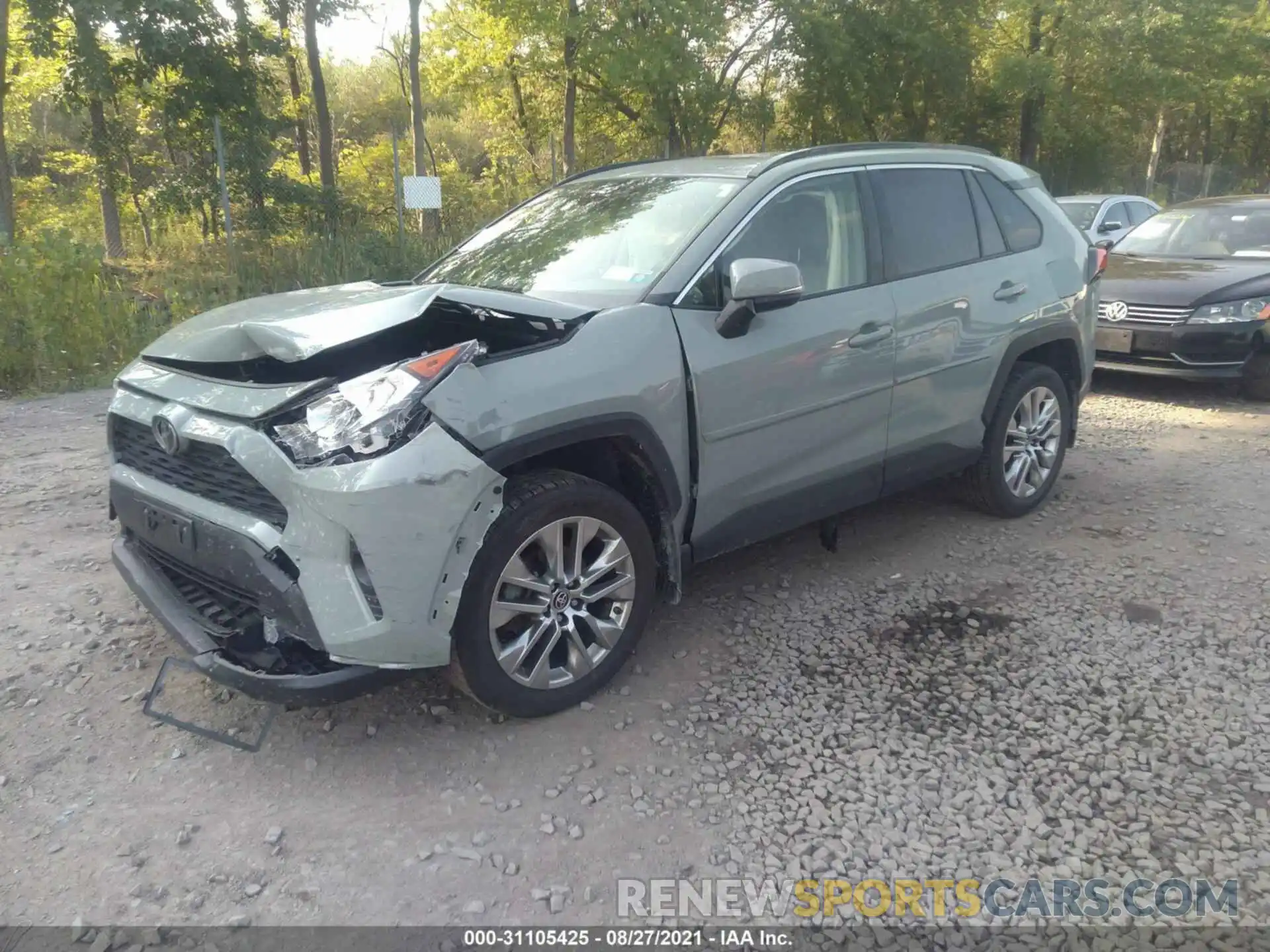 2 Photograph of a damaged car JTMA1RFV0KD523040 TOYOTA RAV4 2019