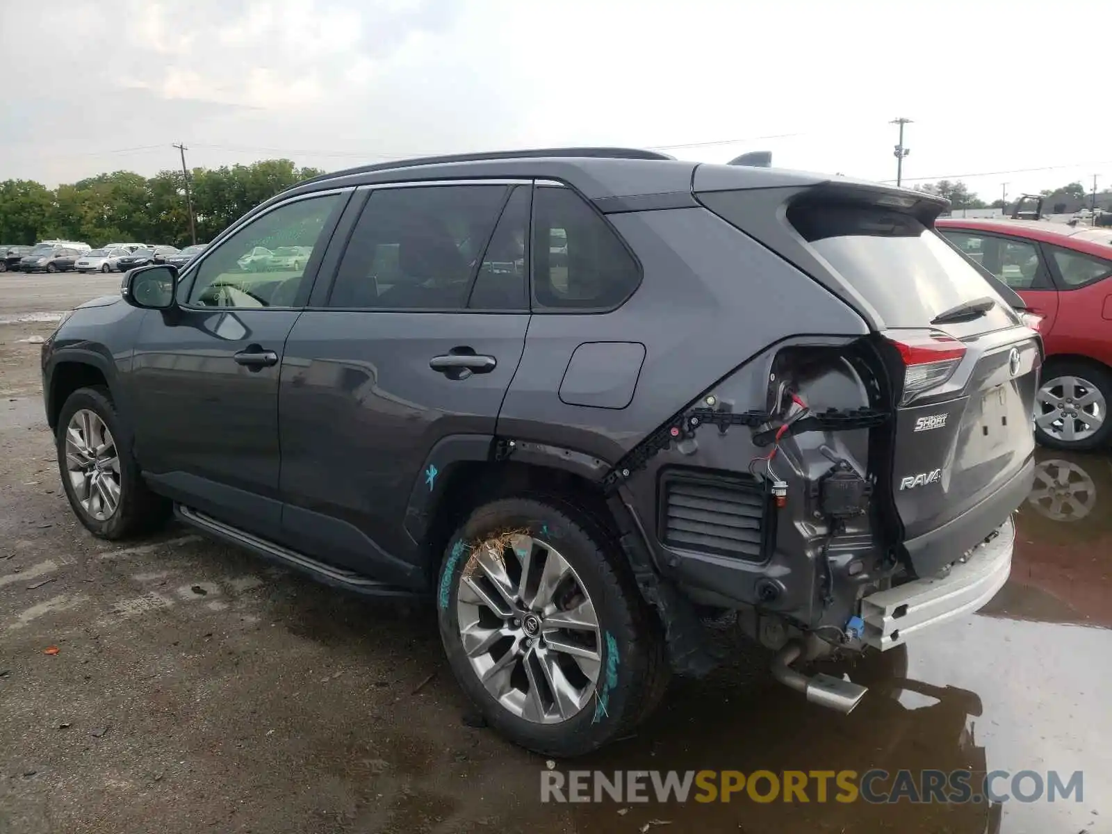 3 Photograph of a damaged car JTMA1RFV0KJ004054 TOYOTA RAV4 2019