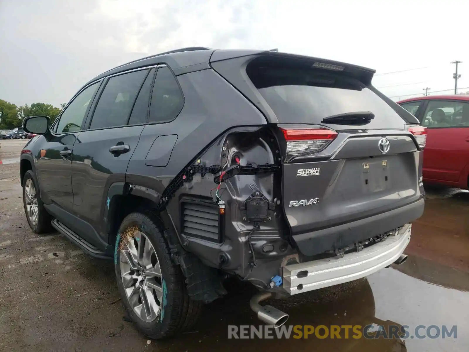 9 Photograph of a damaged car JTMA1RFV0KJ004054 TOYOTA RAV4 2019