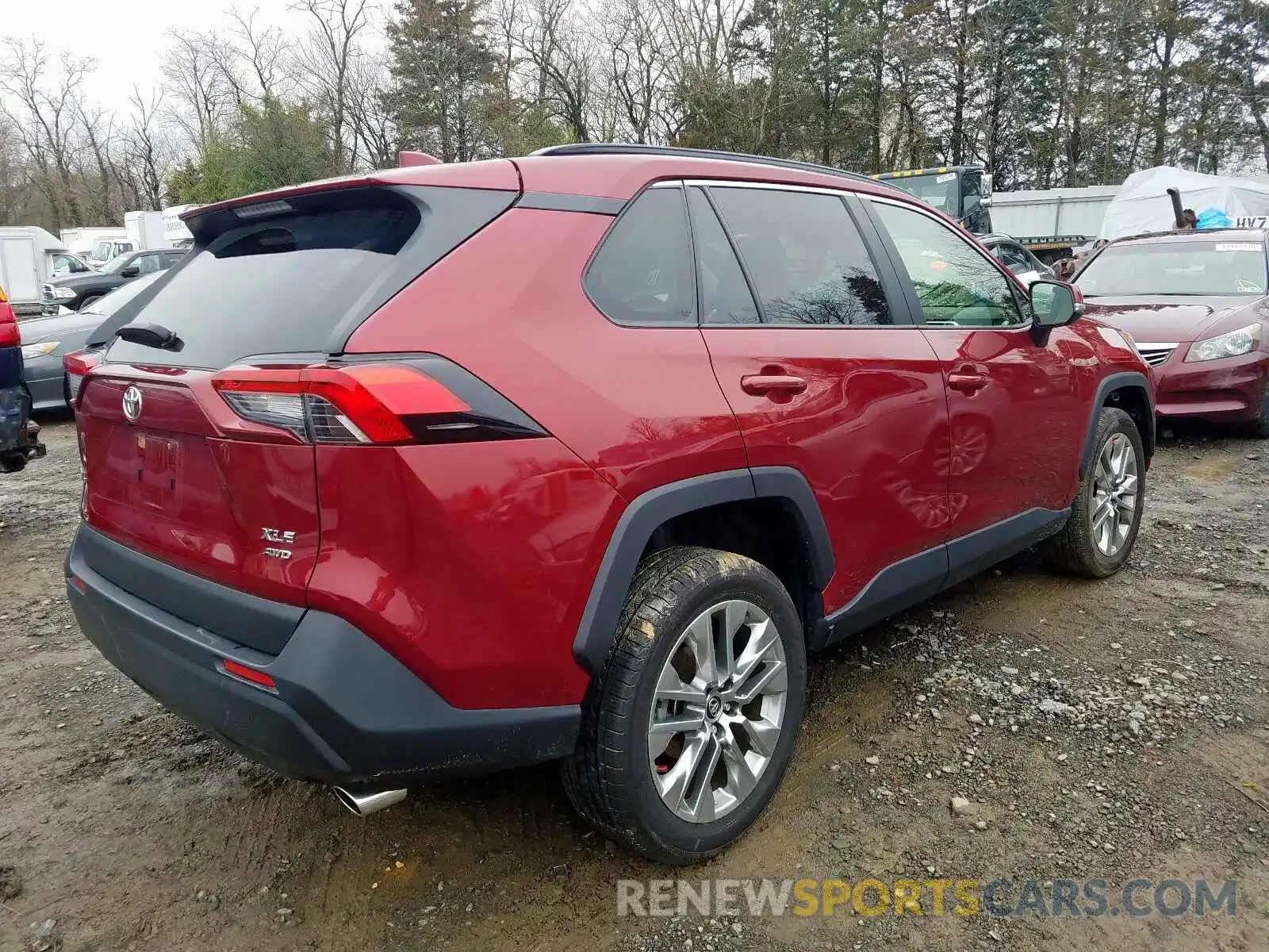 4 Photograph of a damaged car JTMA1RFV0KJ008850 TOYOTA RAV4 2019