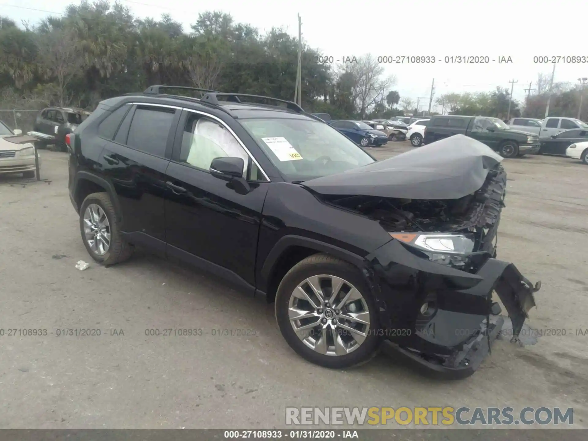 1 Photograph of a damaged car JTMA1RFV1KD011626 TOYOTA RAV4 2019