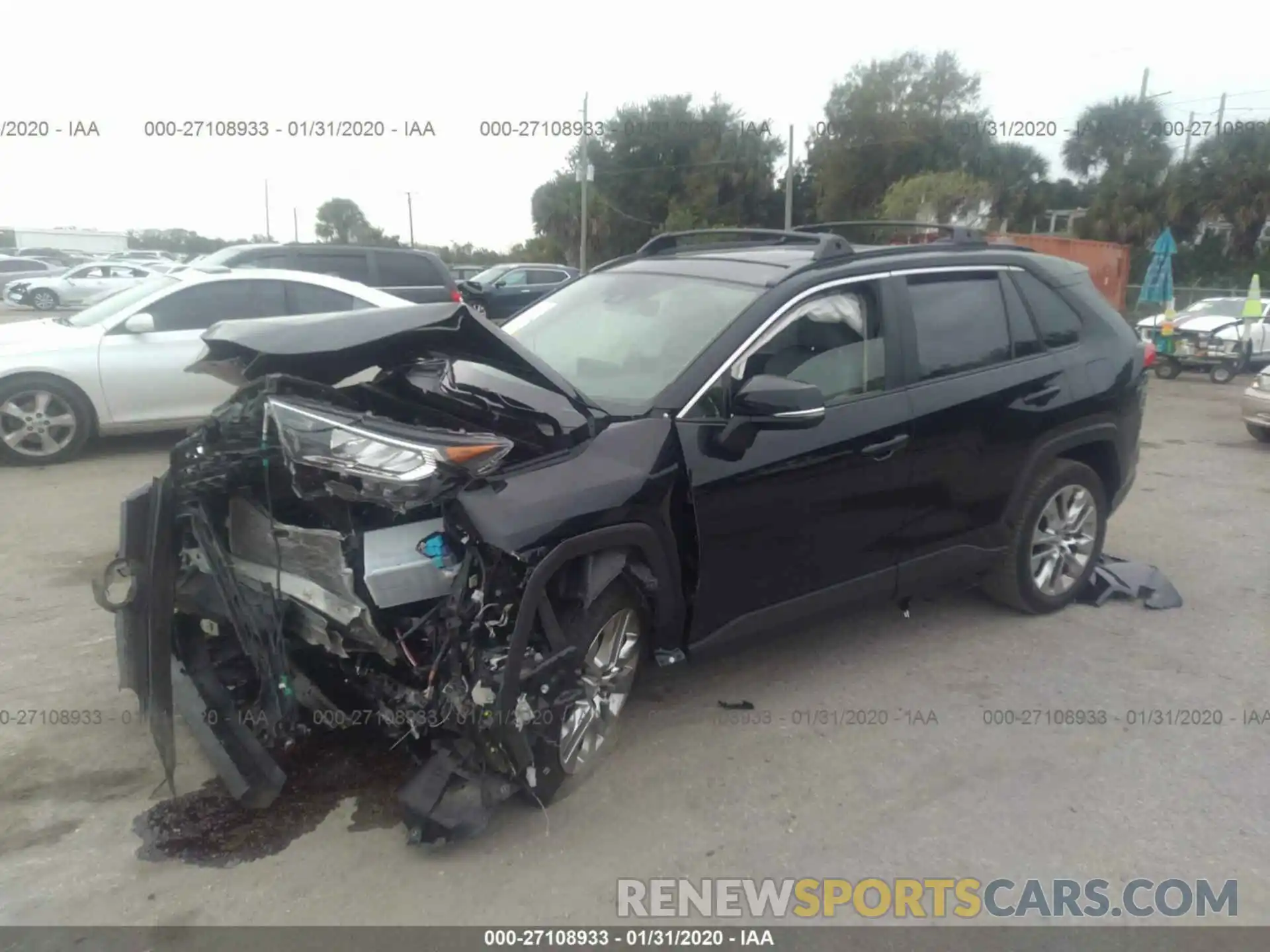 2 Photograph of a damaged car JTMA1RFV1KD011626 TOYOTA RAV4 2019