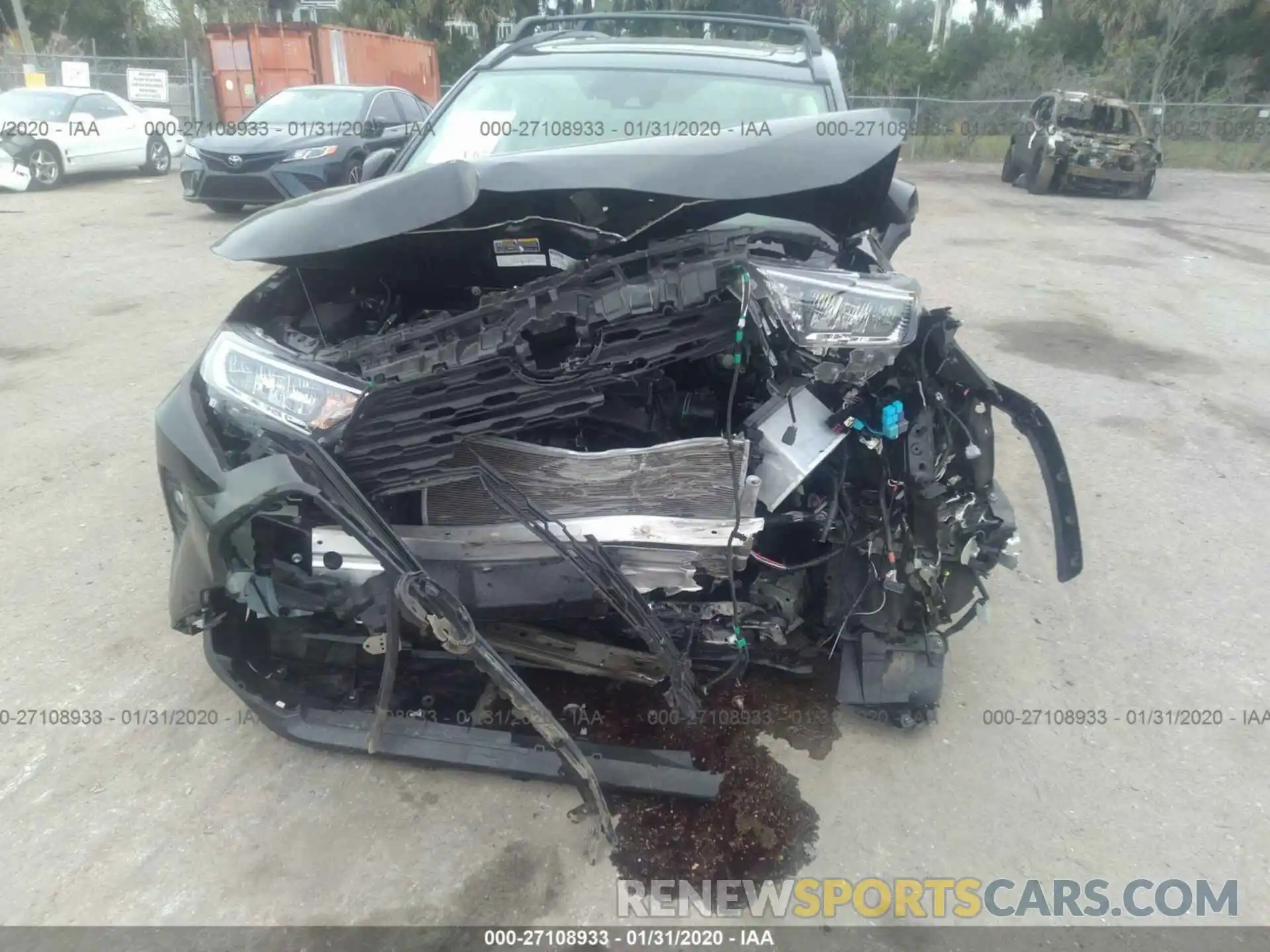 6 Photograph of a damaged car JTMA1RFV1KD011626 TOYOTA RAV4 2019