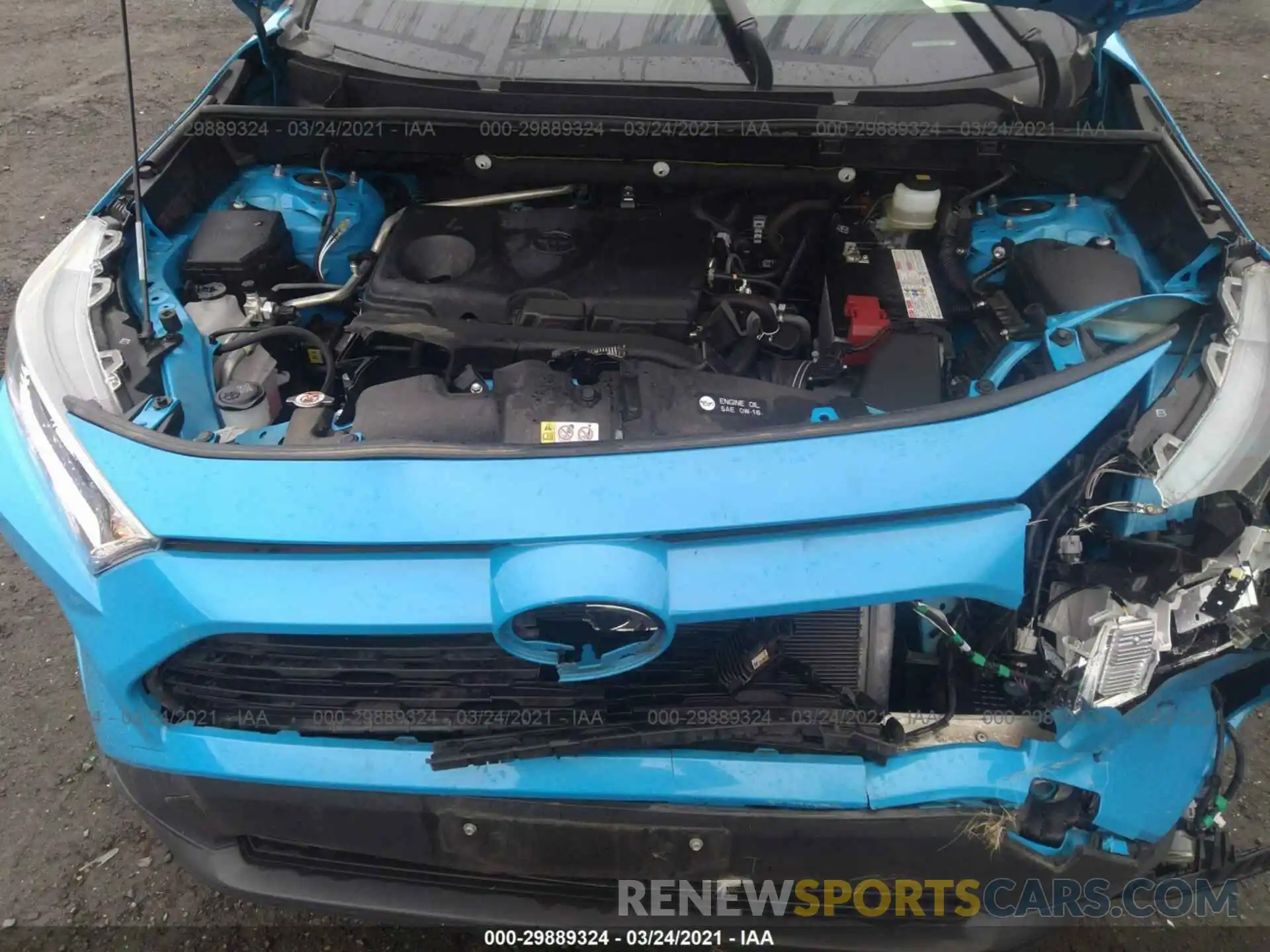 10 Photograph of a damaged car JTMA1RFV1KD012842 TOYOTA RAV4 2019