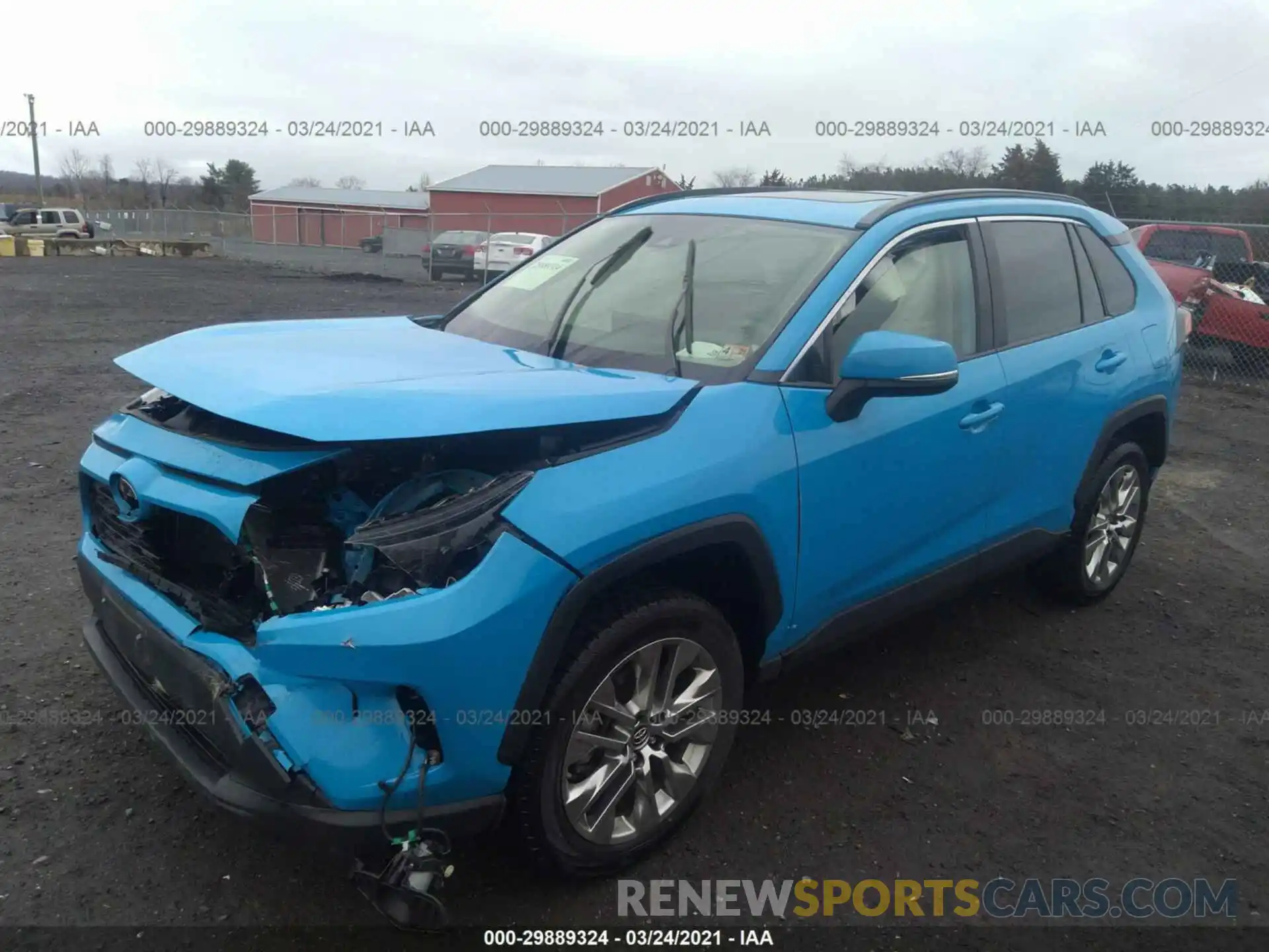 2 Photograph of a damaged car JTMA1RFV1KD012842 TOYOTA RAV4 2019