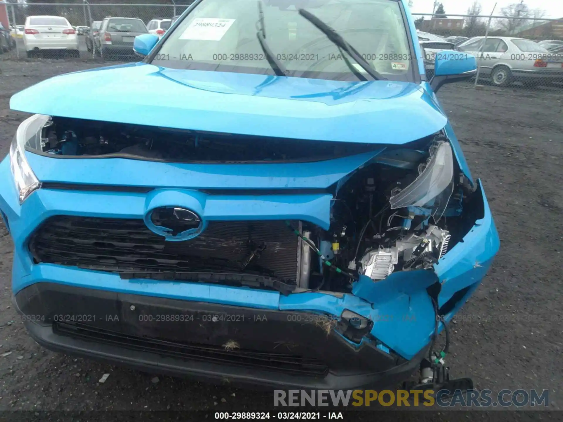 6 Photograph of a damaged car JTMA1RFV1KD012842 TOYOTA RAV4 2019