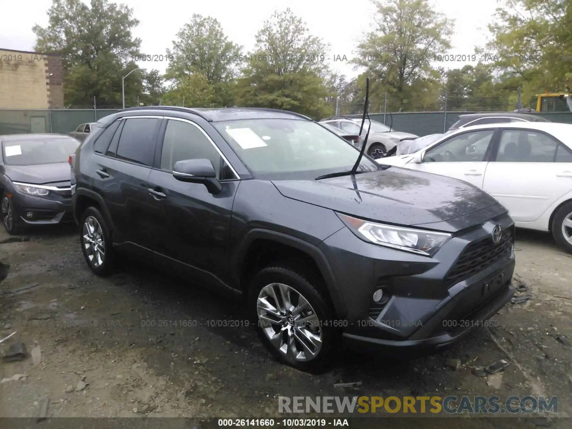 1 Photograph of a damaged car JTMA1RFV1KD014297 TOYOTA RAV4 2019