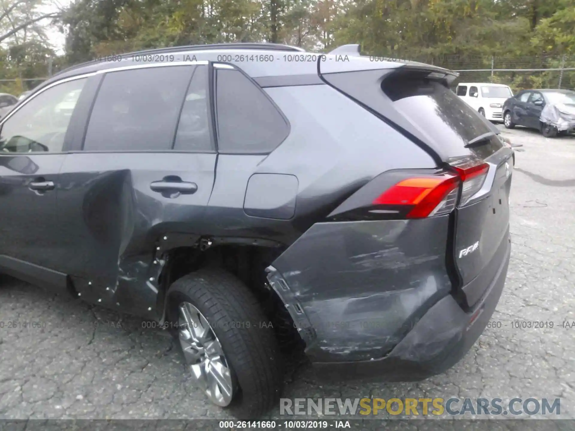 6 Photograph of a damaged car JTMA1RFV1KD014297 TOYOTA RAV4 2019