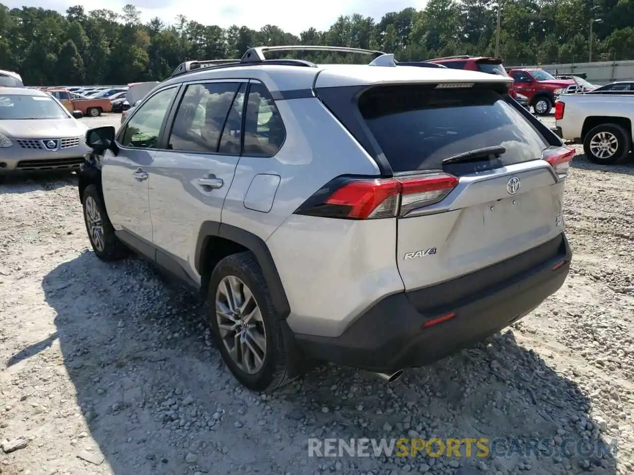 3 Photograph of a damaged car JTMA1RFV1KD021170 TOYOTA RAV4 2019