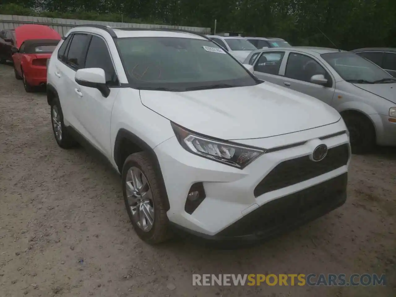 1 Фотография поврежденного автомобиля JTMA1RFV1KD029821 TOYOTA RAV4 2019