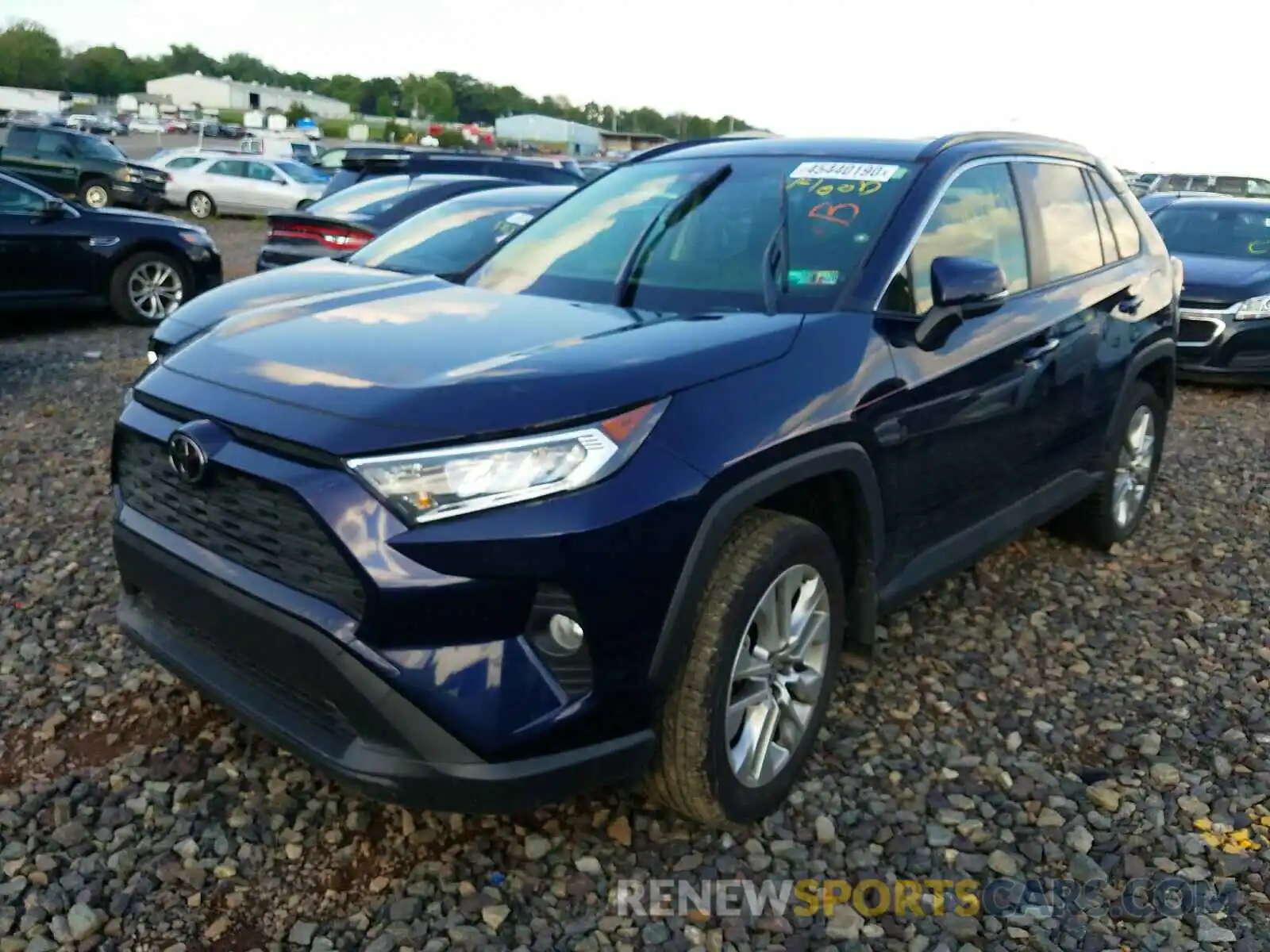 2 Photograph of a damaged car JTMA1RFV1KD038986 TOYOTA RAV4 2019