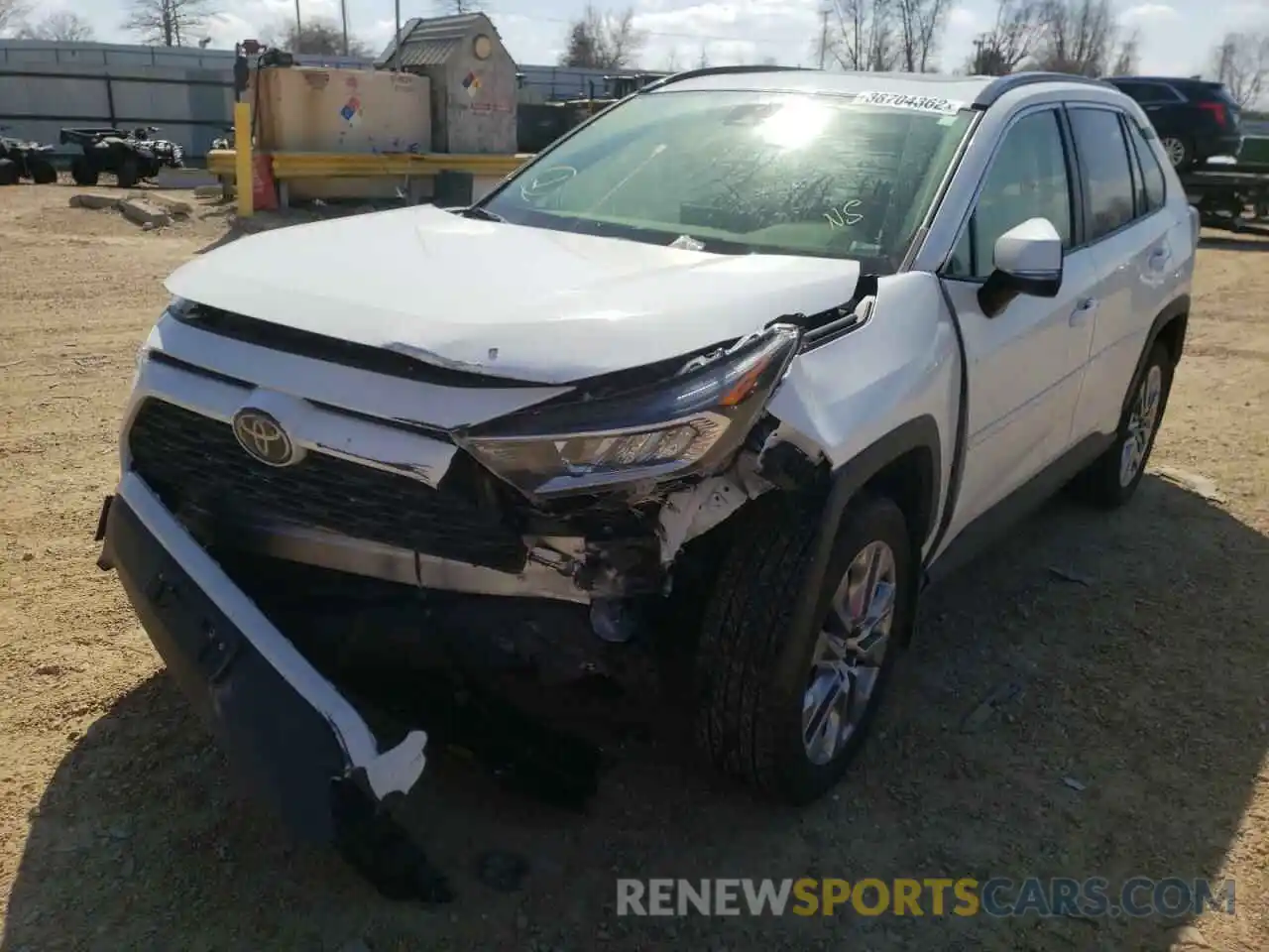 2 Photograph of a damaged car JTMA1RFV1KJ022871 TOYOTA RAV4 2019