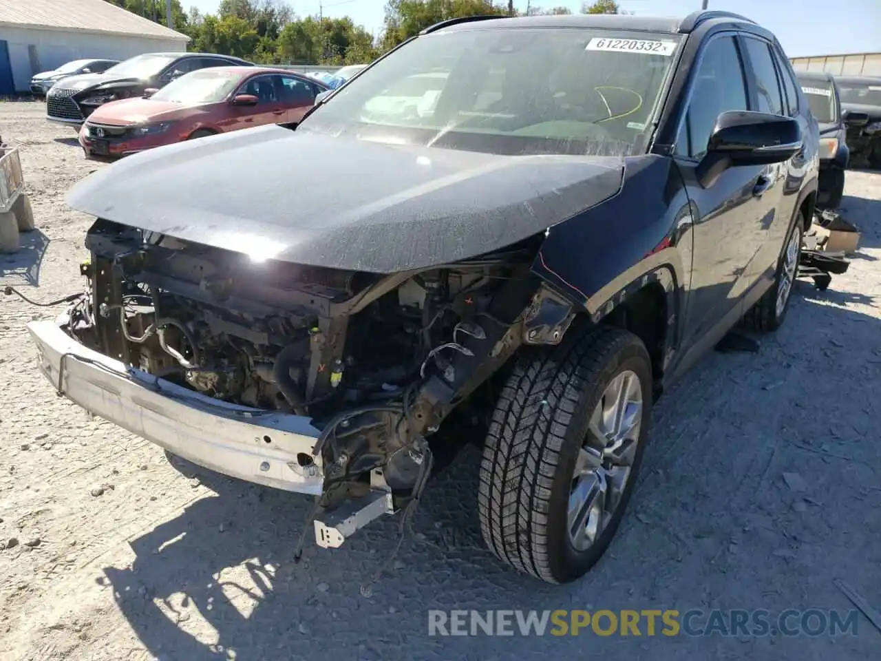 2 Photograph of a damaged car JTMA1RFV2KD003695 TOYOTA RAV4 2019