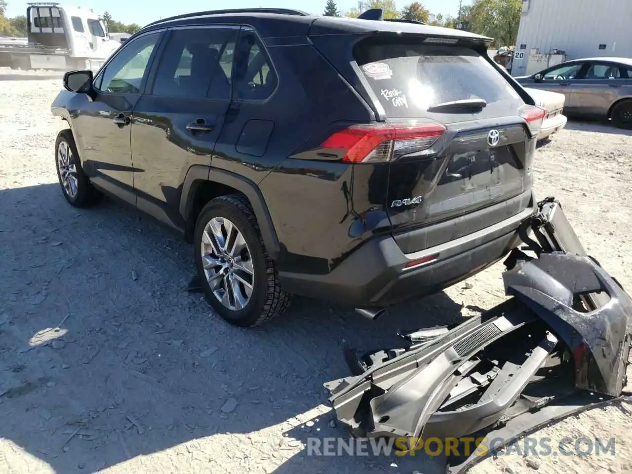 3 Photograph of a damaged car JTMA1RFV2KD003695 TOYOTA RAV4 2019