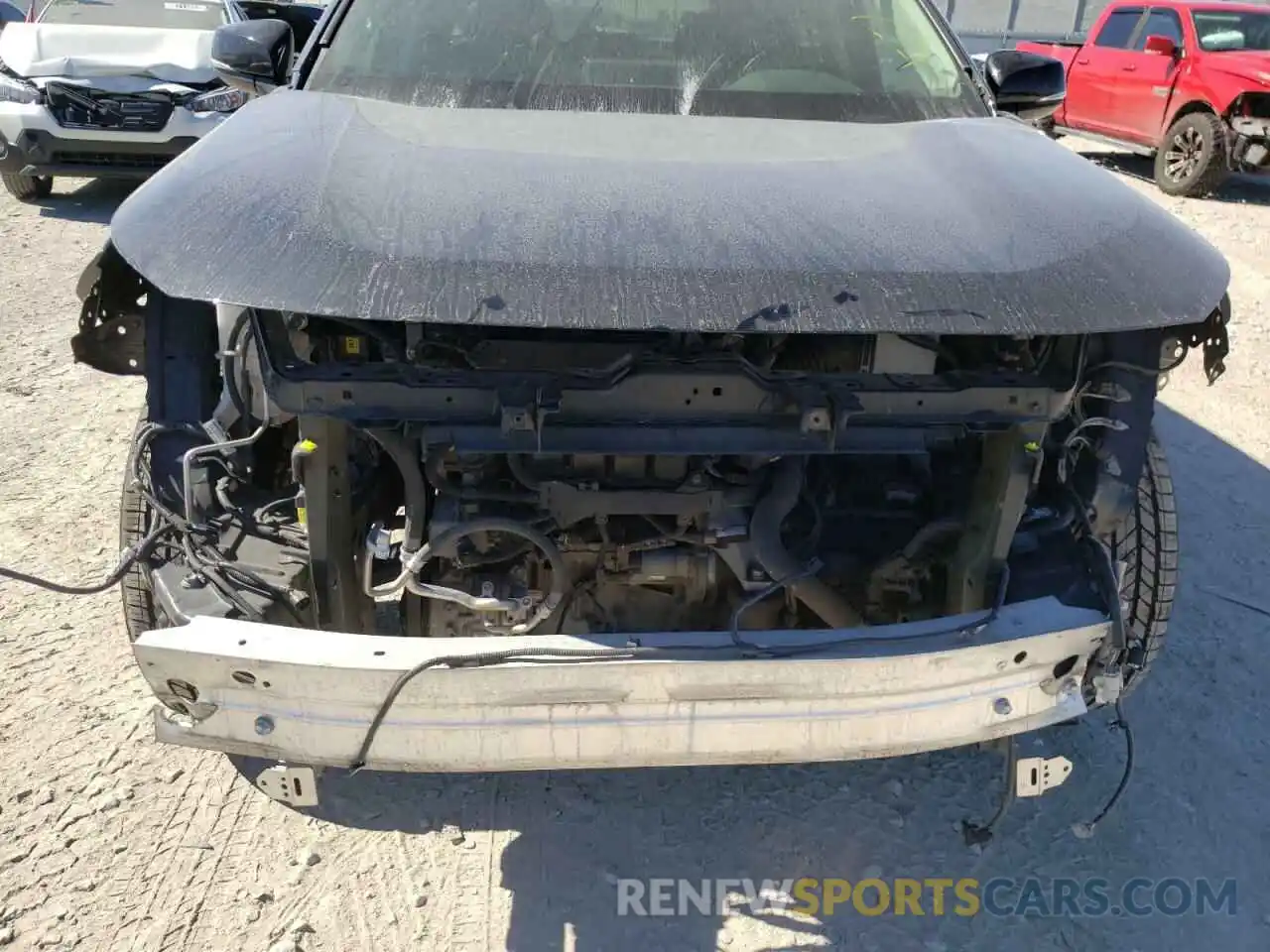 9 Photograph of a damaged car JTMA1RFV2KD003695 TOYOTA RAV4 2019