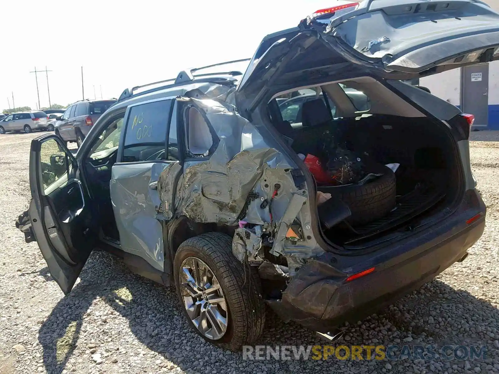 3 Photograph of a damaged car JTMA1RFV2KD008654 TOYOTA RAV4 2019