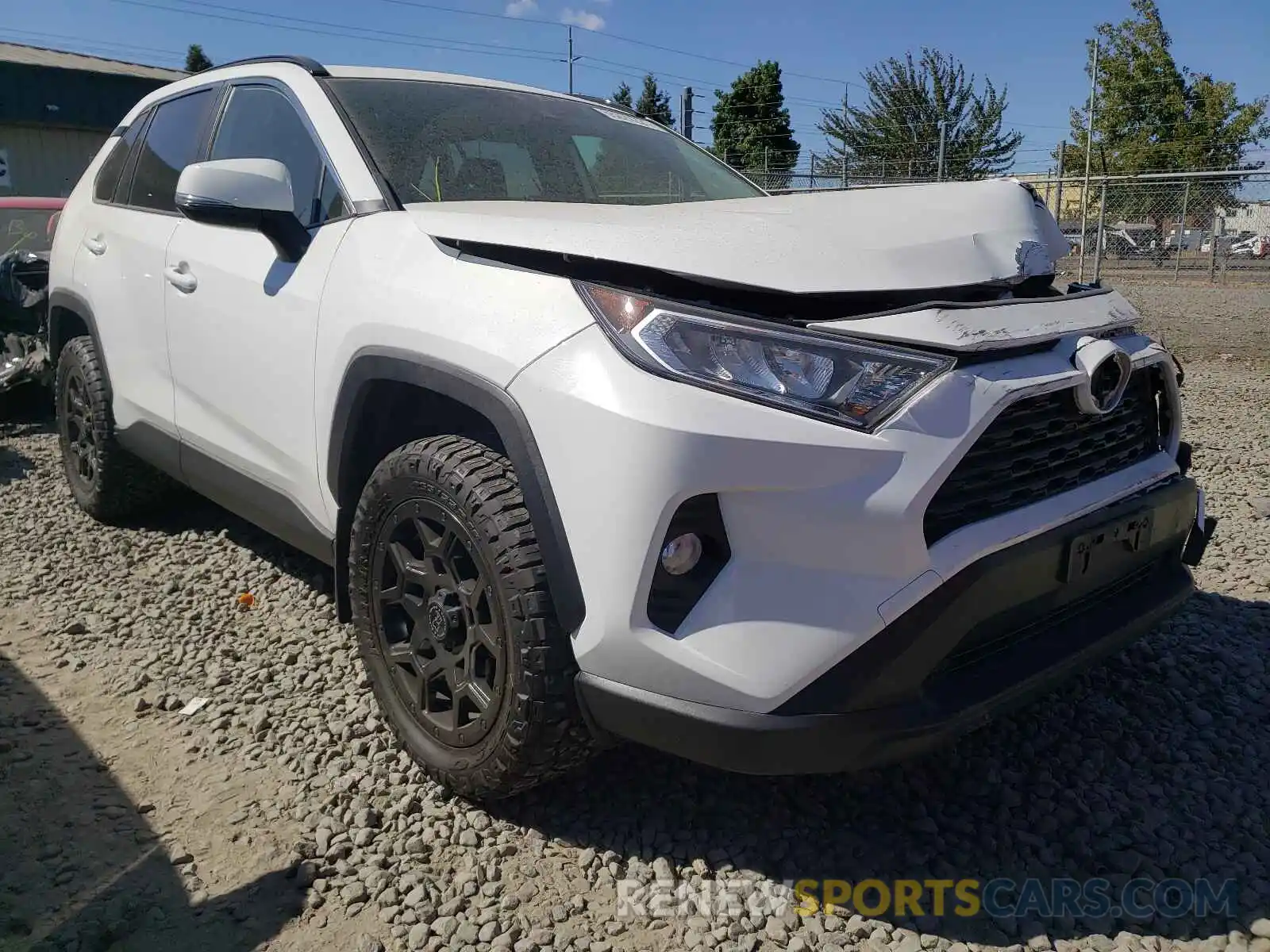 1 Photograph of a damaged car JTMA1RFV2KD011389 TOYOTA RAV4 2019