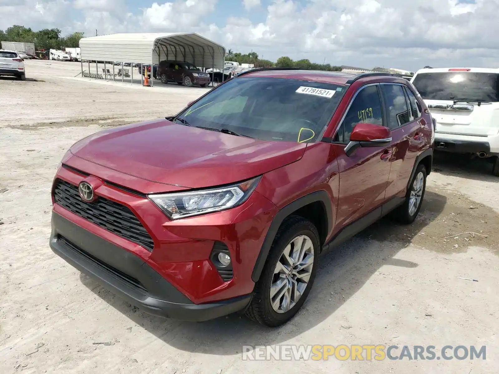 2 Photograph of a damaged car JTMA1RFV2KD026152 TOYOTA RAV4 2019