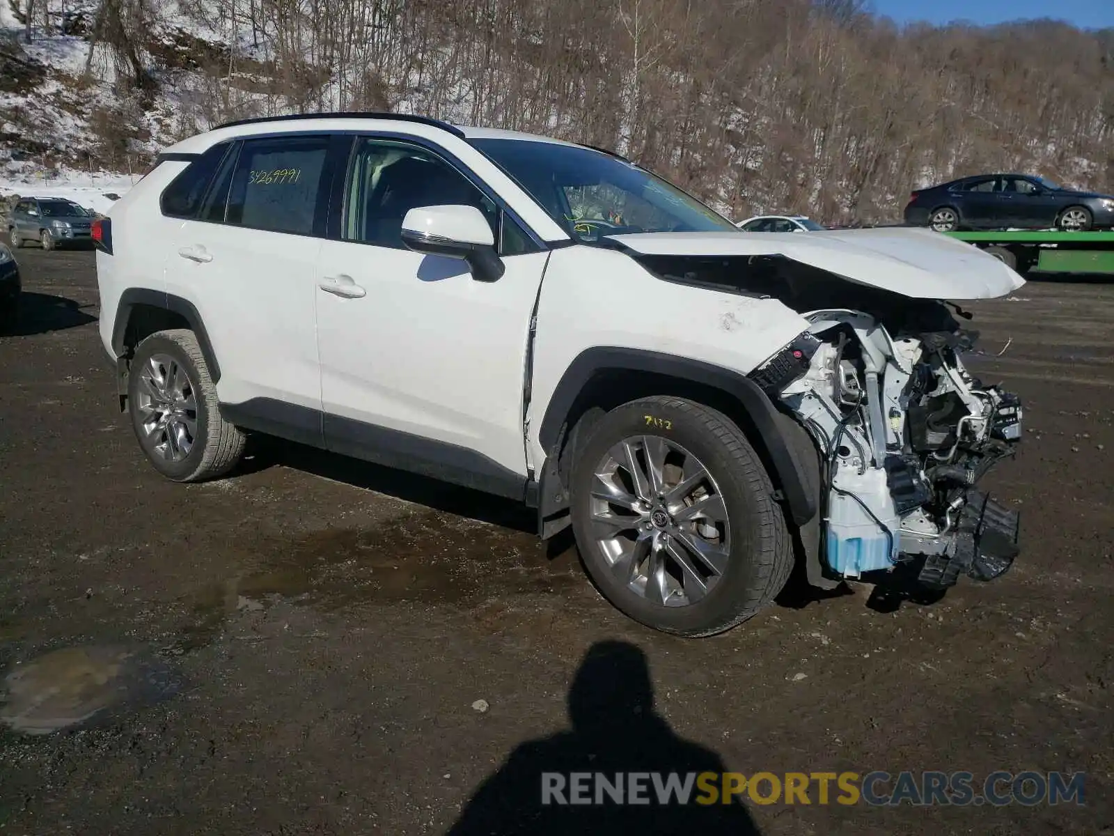 1 Photograph of a damaged car JTMA1RFV2KD046983 TOYOTA RAV4 2019