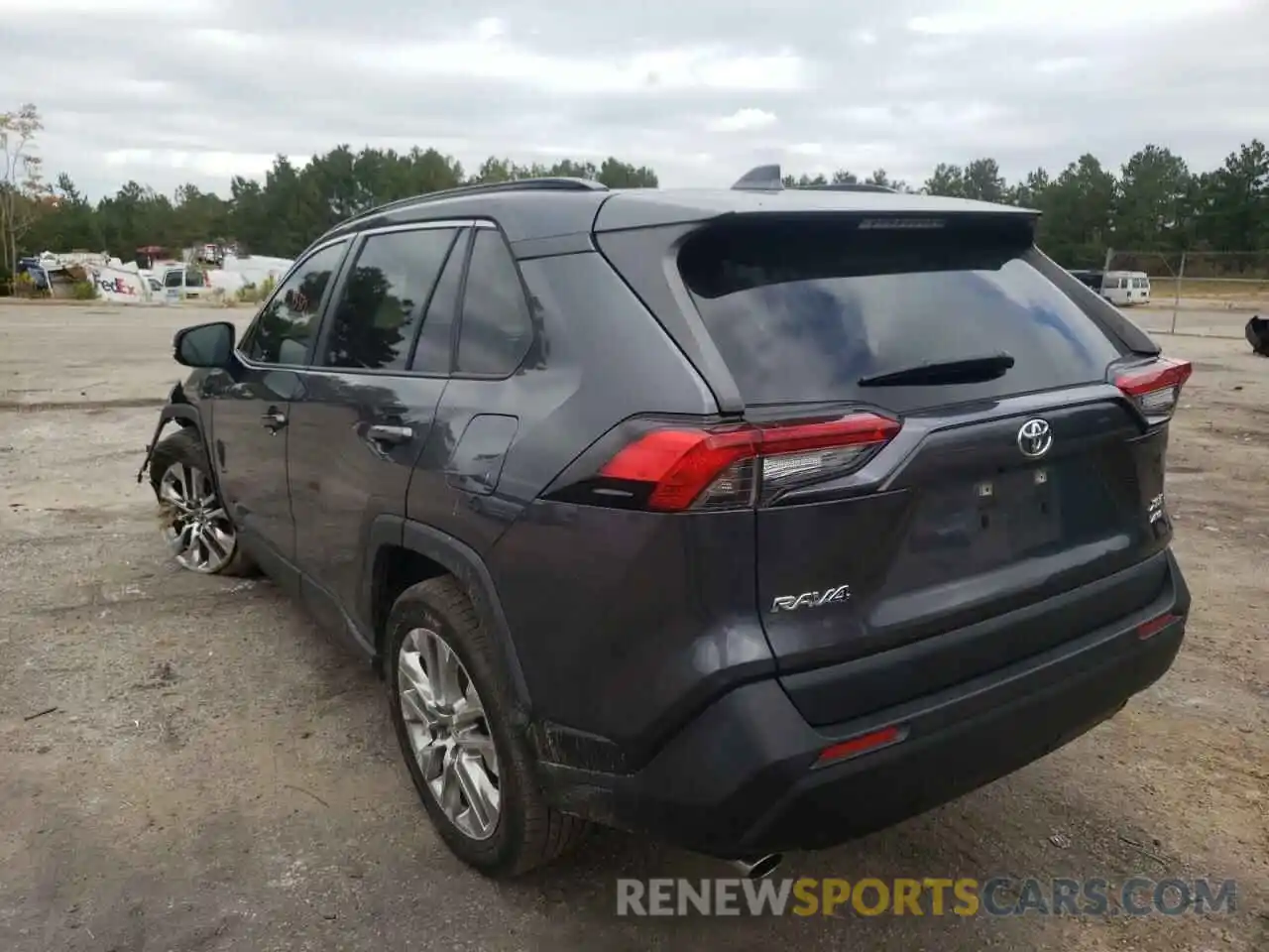 3 Photograph of a damaged car JTMA1RFV2KD504554 TOYOTA RAV4 2019