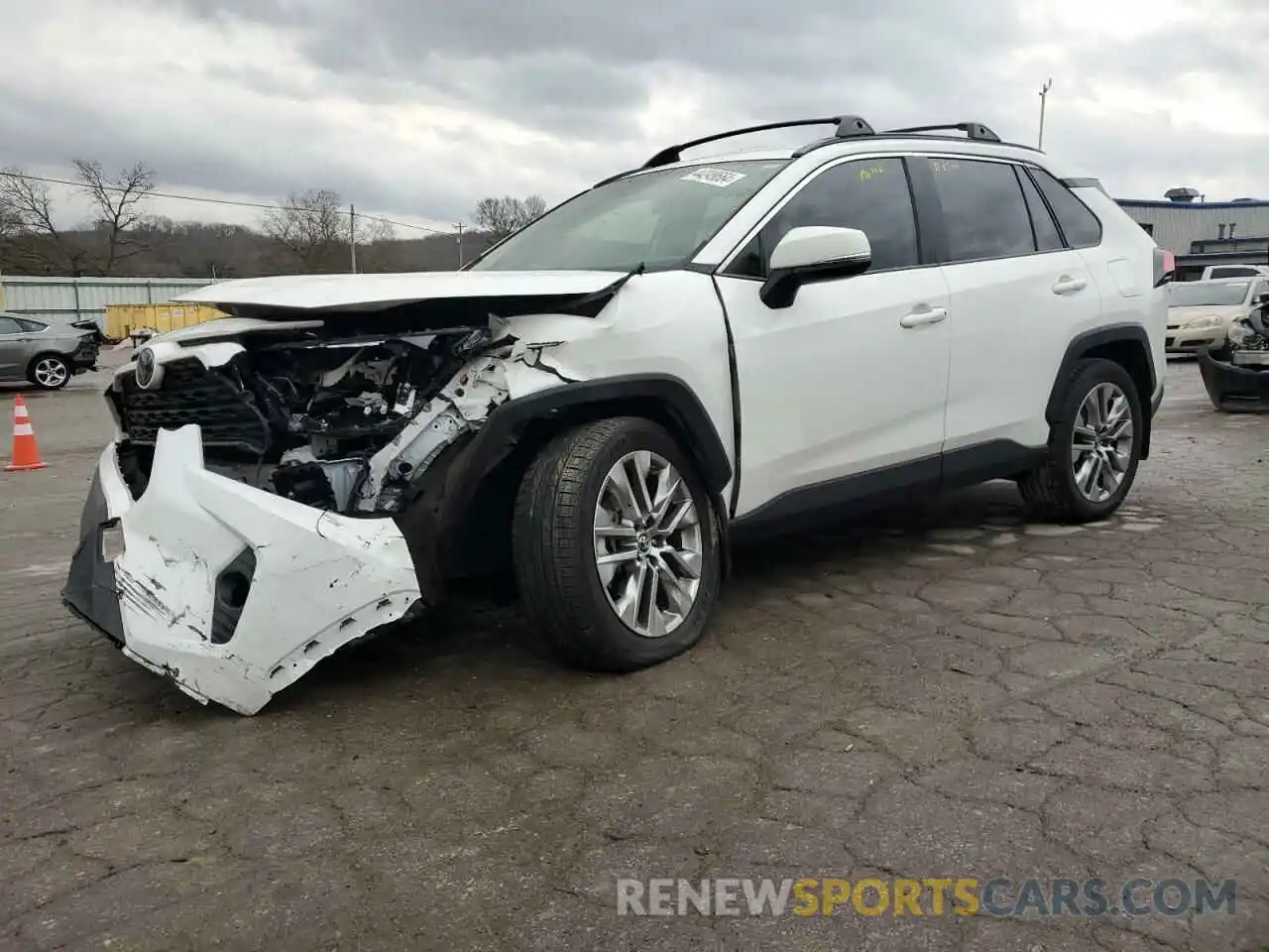 1 Photograph of a damaged car JTMA1RFV2KD509091 TOYOTA RAV4 2019