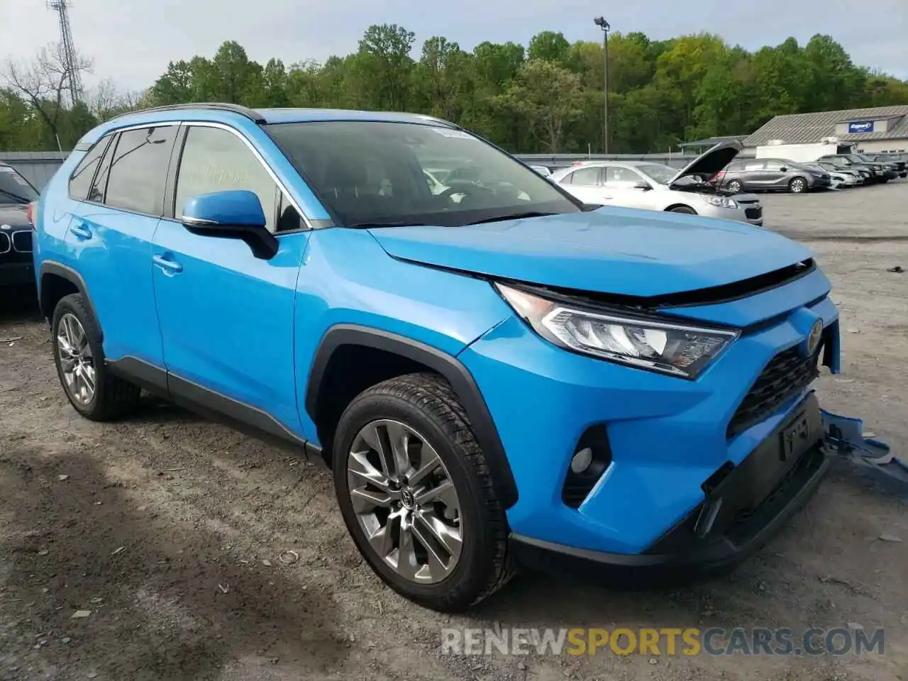 1 Photograph of a damaged car JTMA1RFV2KD512637 TOYOTA RAV4 2019