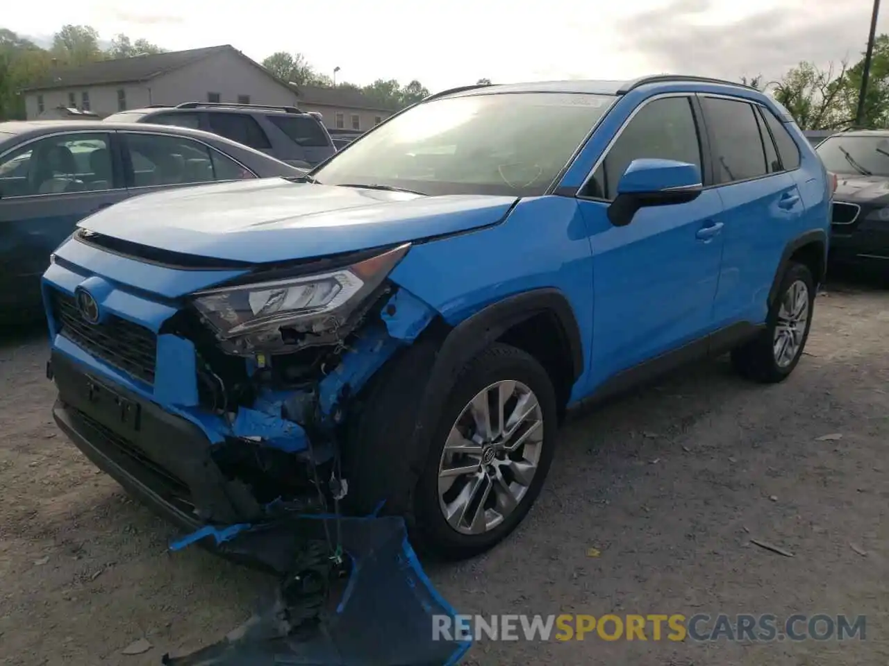 2 Photograph of a damaged car JTMA1RFV2KD512637 TOYOTA RAV4 2019