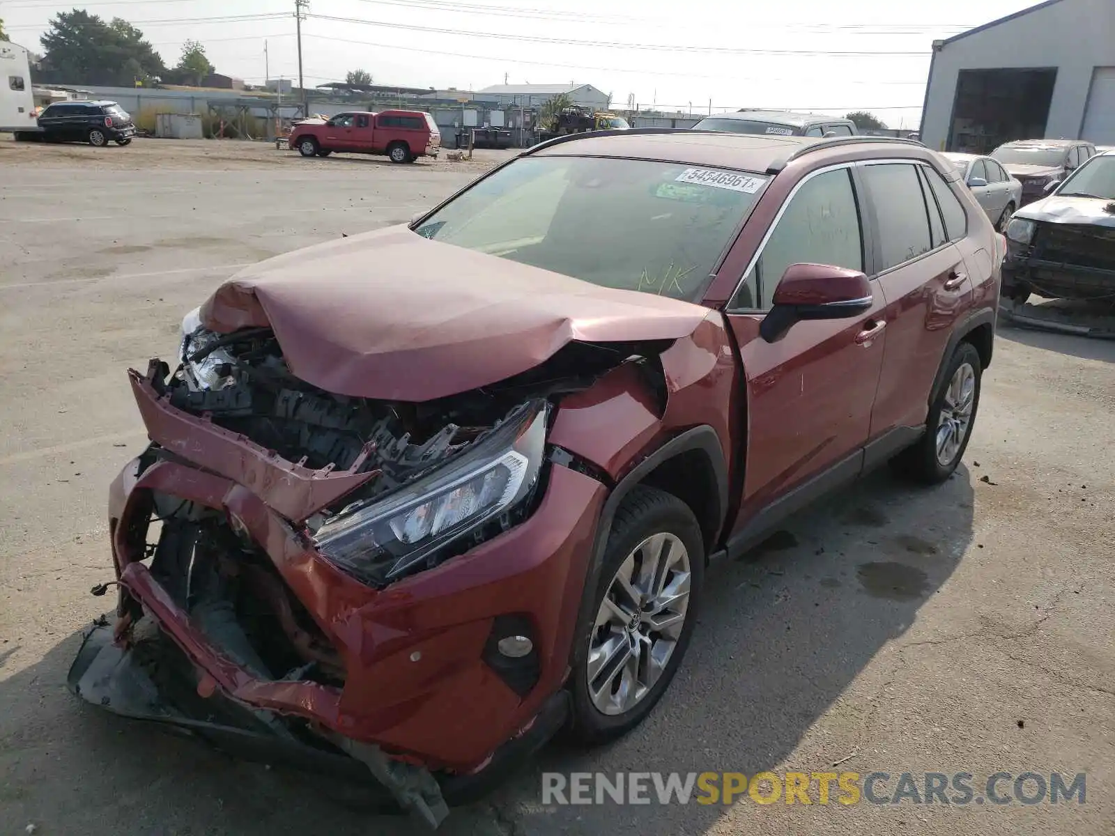 2 Photograph of a damaged car JTMA1RFV2KD514646 TOYOTA RAV4 2019