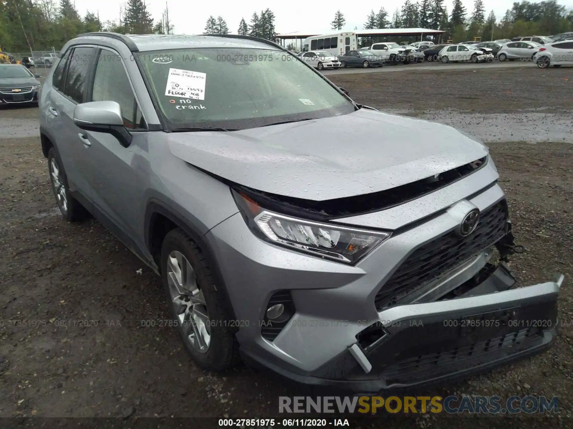 1 Photograph of a damaged car JTMA1RFV3KD003706 TOYOTA RAV4 2019