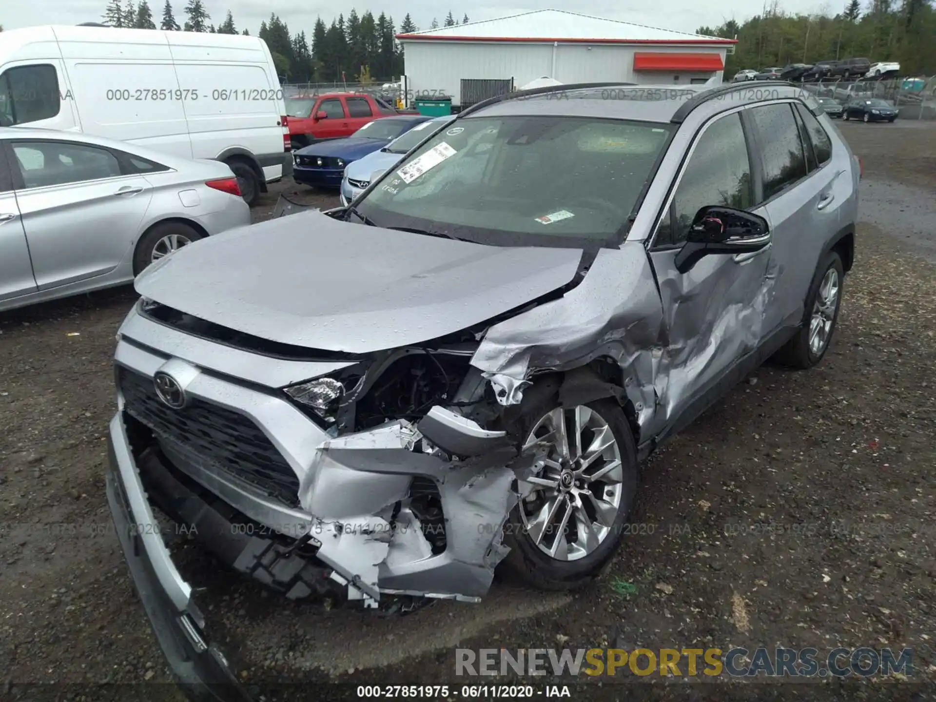 2 Photograph of a damaged car JTMA1RFV3KD003706 TOYOTA RAV4 2019