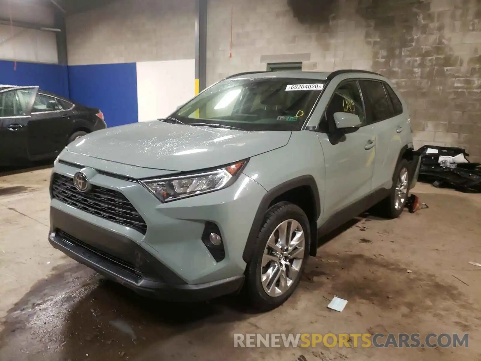 2 Photograph of a damaged car JTMA1RFV3KD015502 TOYOTA RAV4 2019