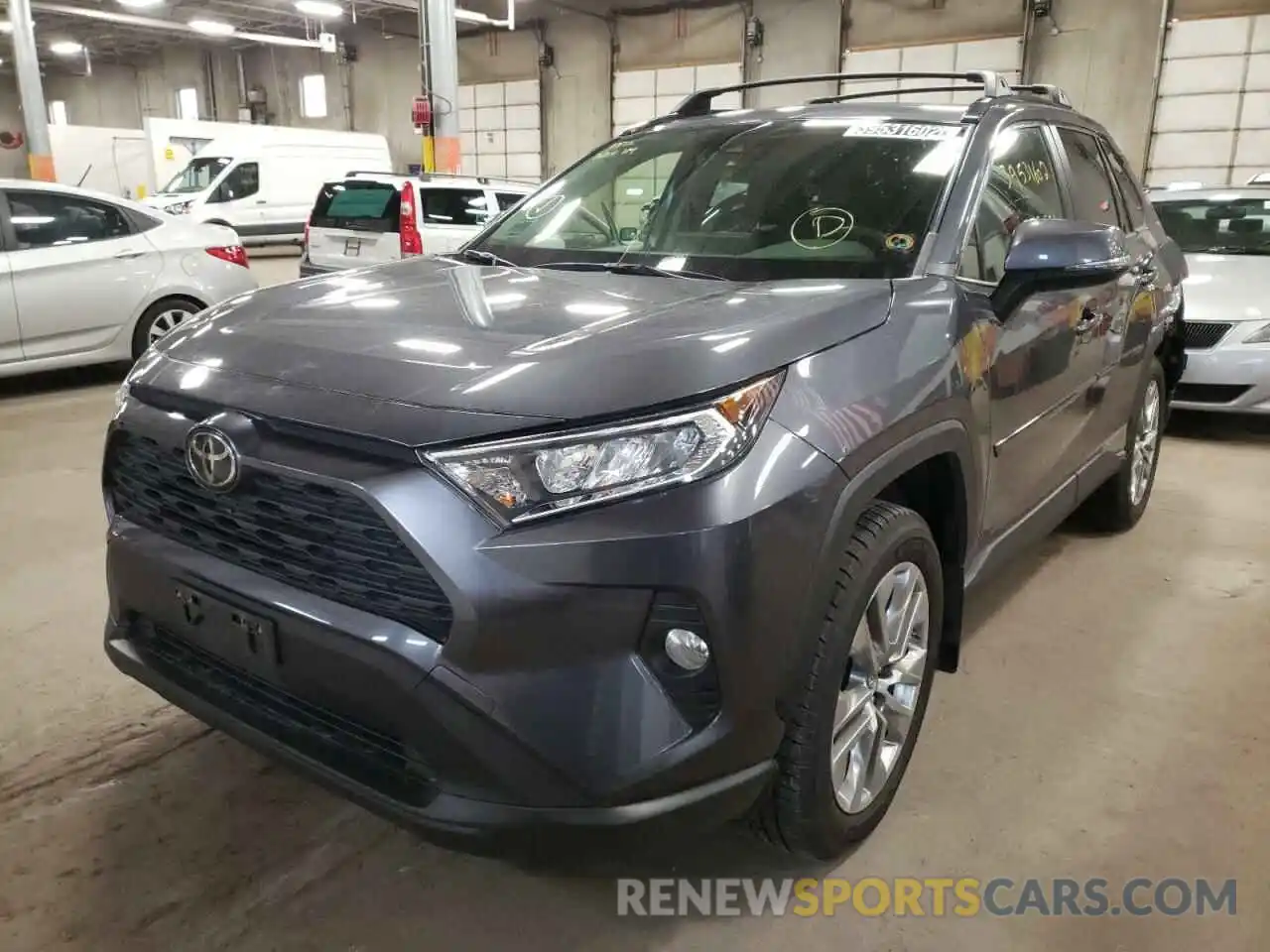 2 Photograph of a damaged car JTMA1RFV3KD020277 TOYOTA RAV4 2019